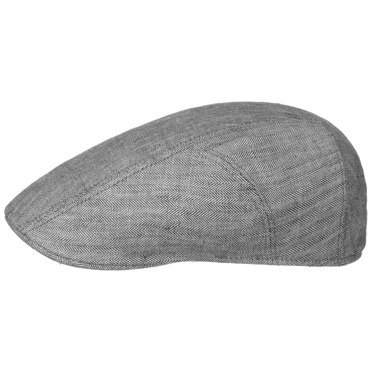 Stetson Flat Cap (1-St) Flatcap mit Schirm, Made in the EU grau