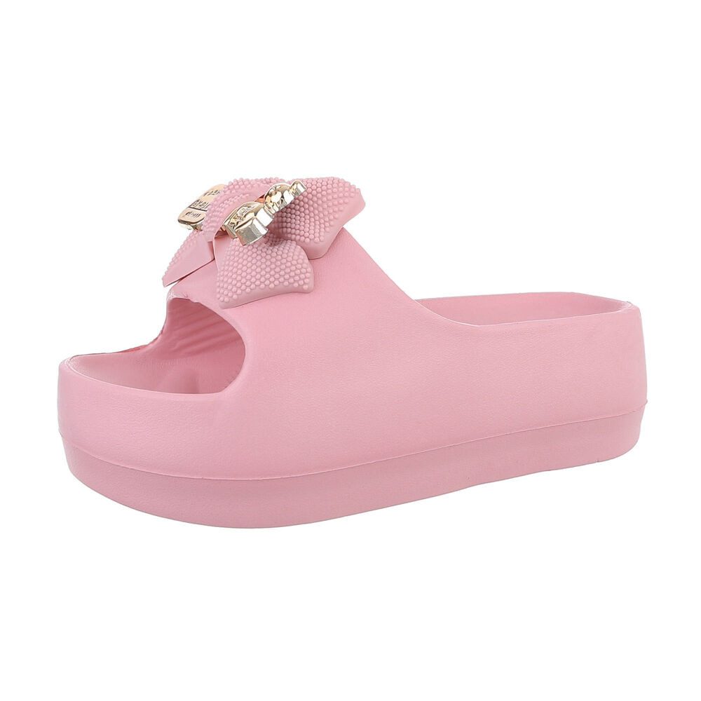 Ital-Design Damen Mules Freizeit Plateausandaletten (86527095) Flach Pantol günstig online kaufen