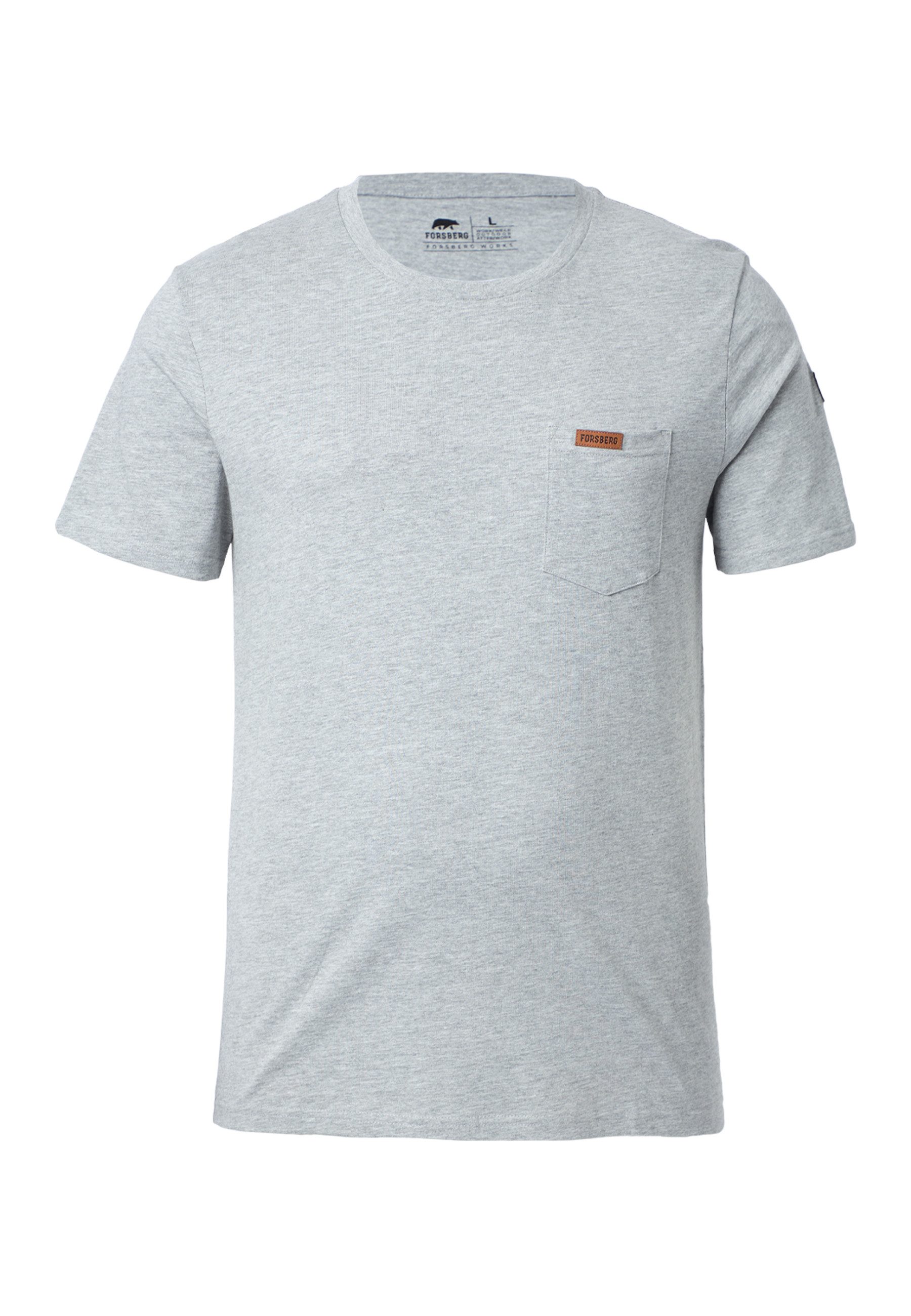 FORSBERG T-Shirt mit Brusttasche günstig online kaufen