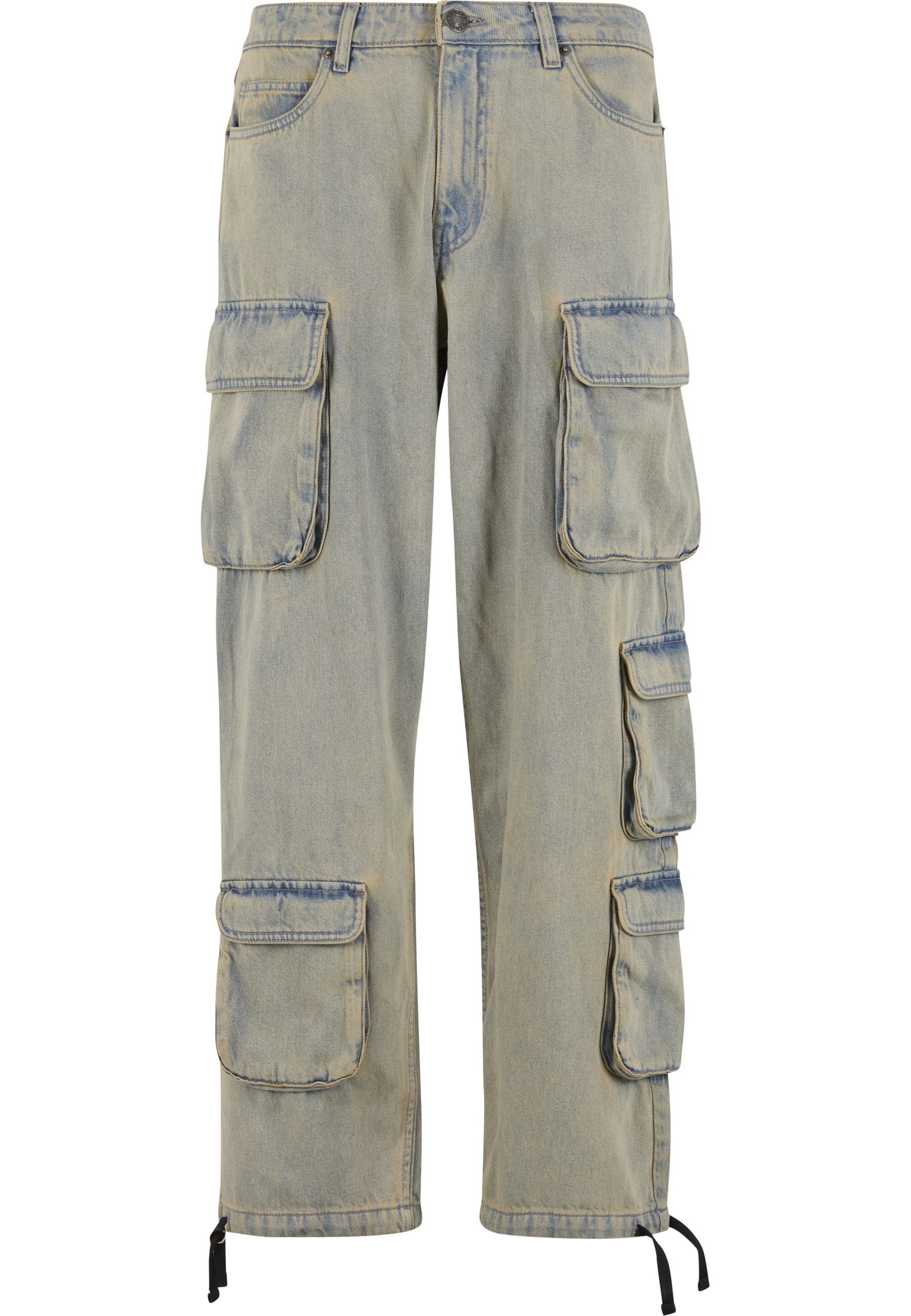 URBAN CLASSICS Cargohose Urban Classics Multi Pocket Denim Cargo (1-tlg)