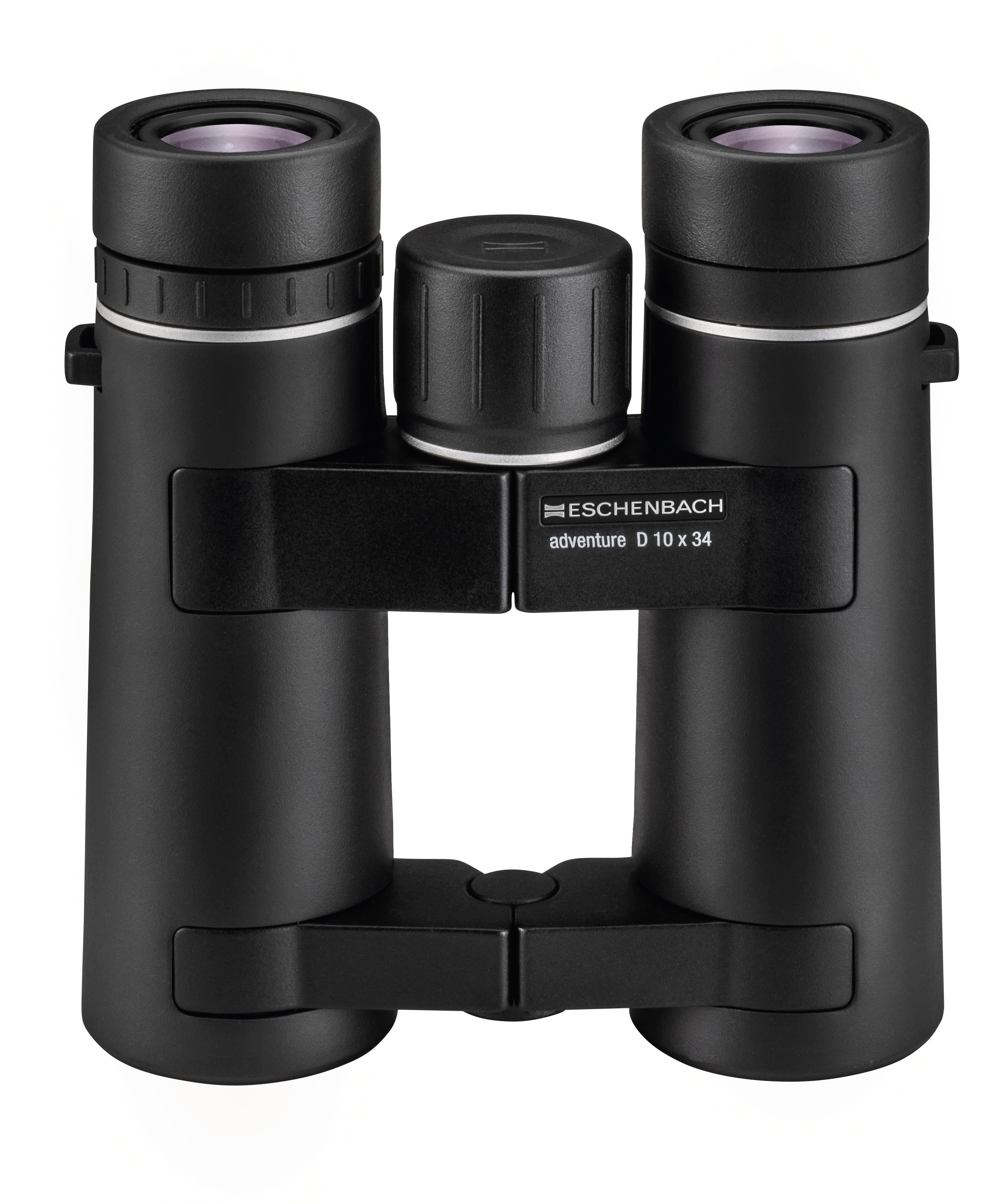 Eschenbach Optik adventure 10 x 34 Fernglas (Leicht & robust mit Weitwinkeloptik und Brillenträger-Okularen)