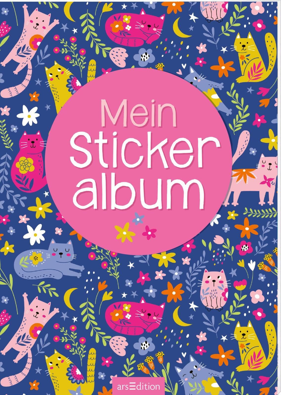 Ars Edition Stickerbuch Mein Stickeralbum – Katzen