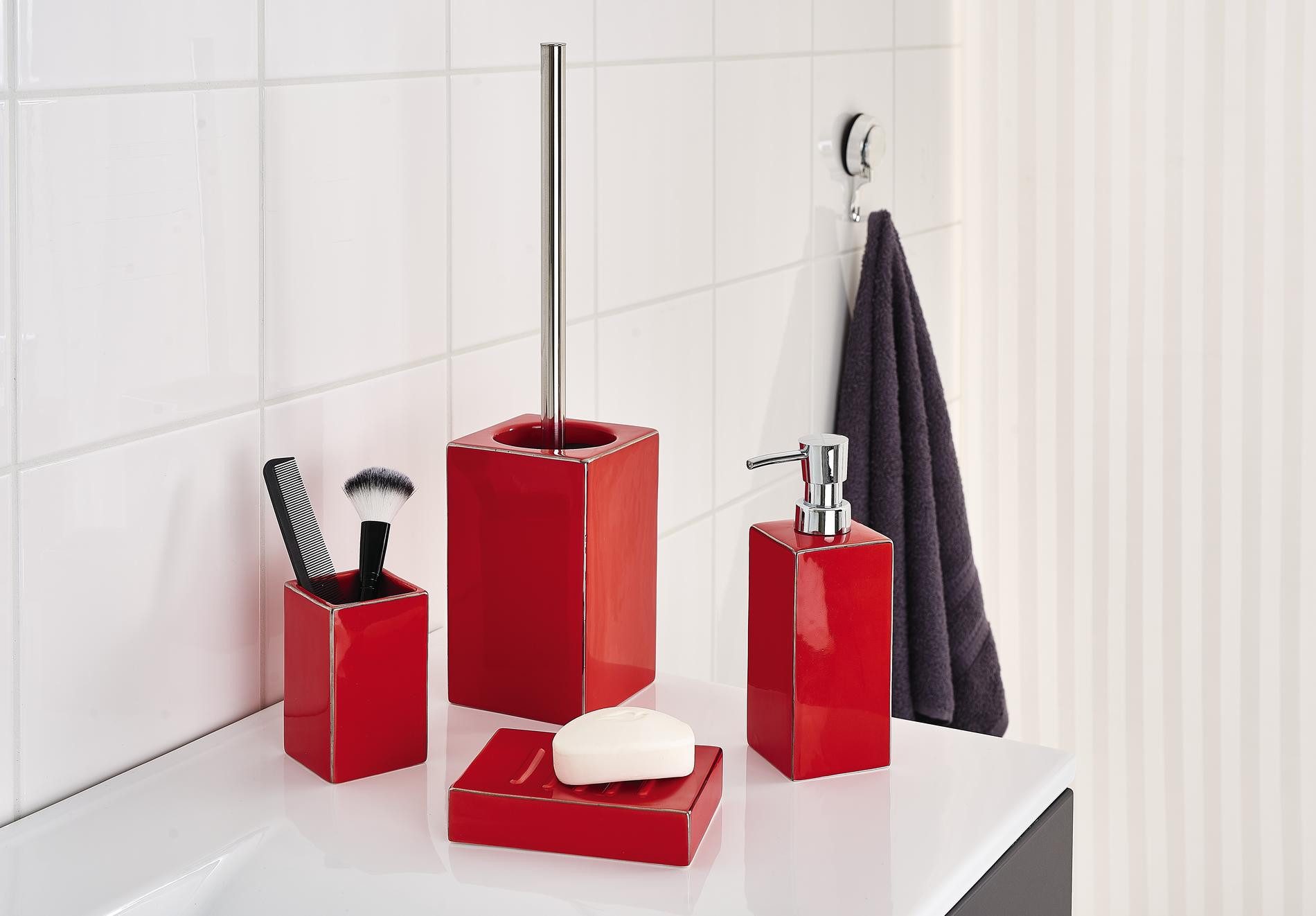 Ridder Badaccessoire-Set WC-Bürste Chichi rot günstig online kaufen