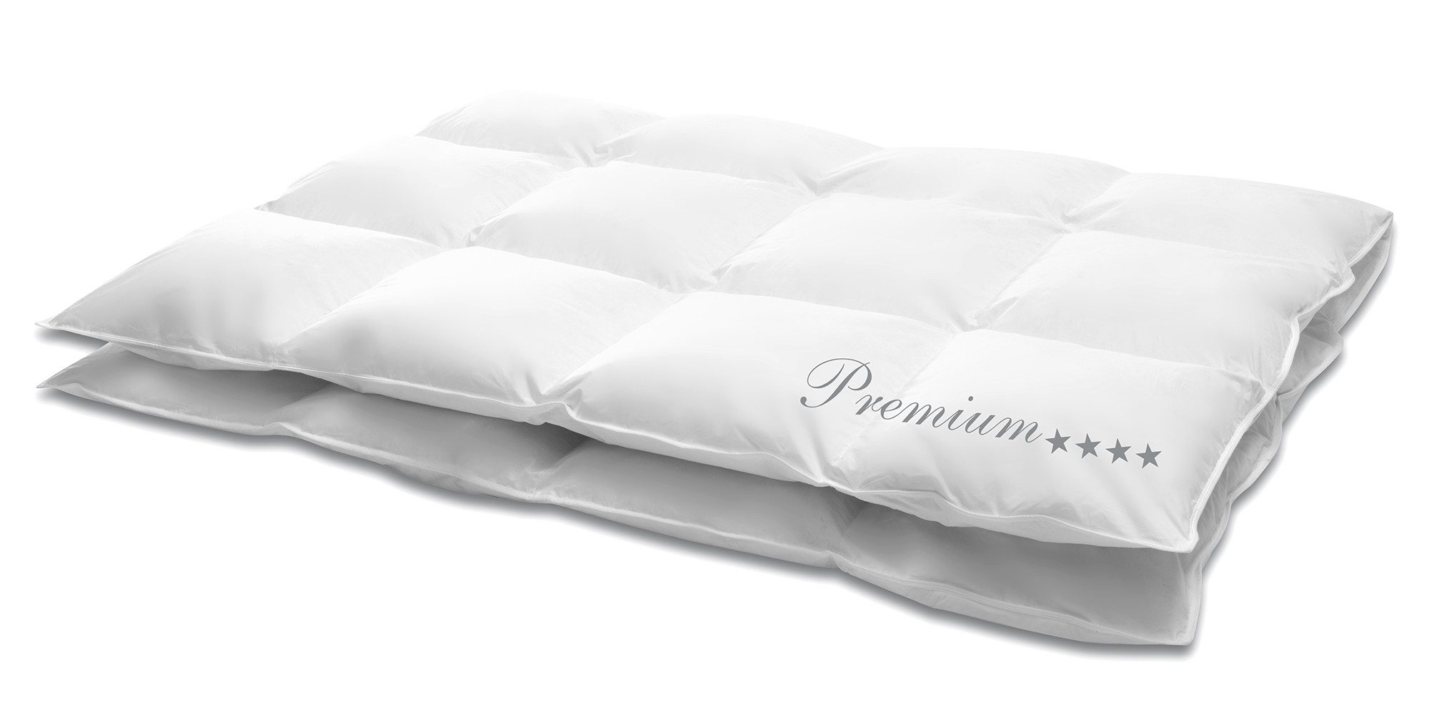 HANSKRUCHEN Daunenbettdecke Hanskruchen Daunendecke Premium 4 Sterne Extra Warm 155 x 200 cm, Bezug: 100% Baumwolle