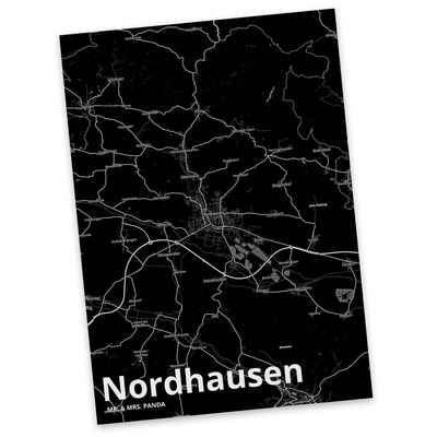 Mr. & Mrs. Panda Postkarte Nordhausen - Geschenk, Grußkarte, Geburtstagskarte, Ansichtskarte, Ge