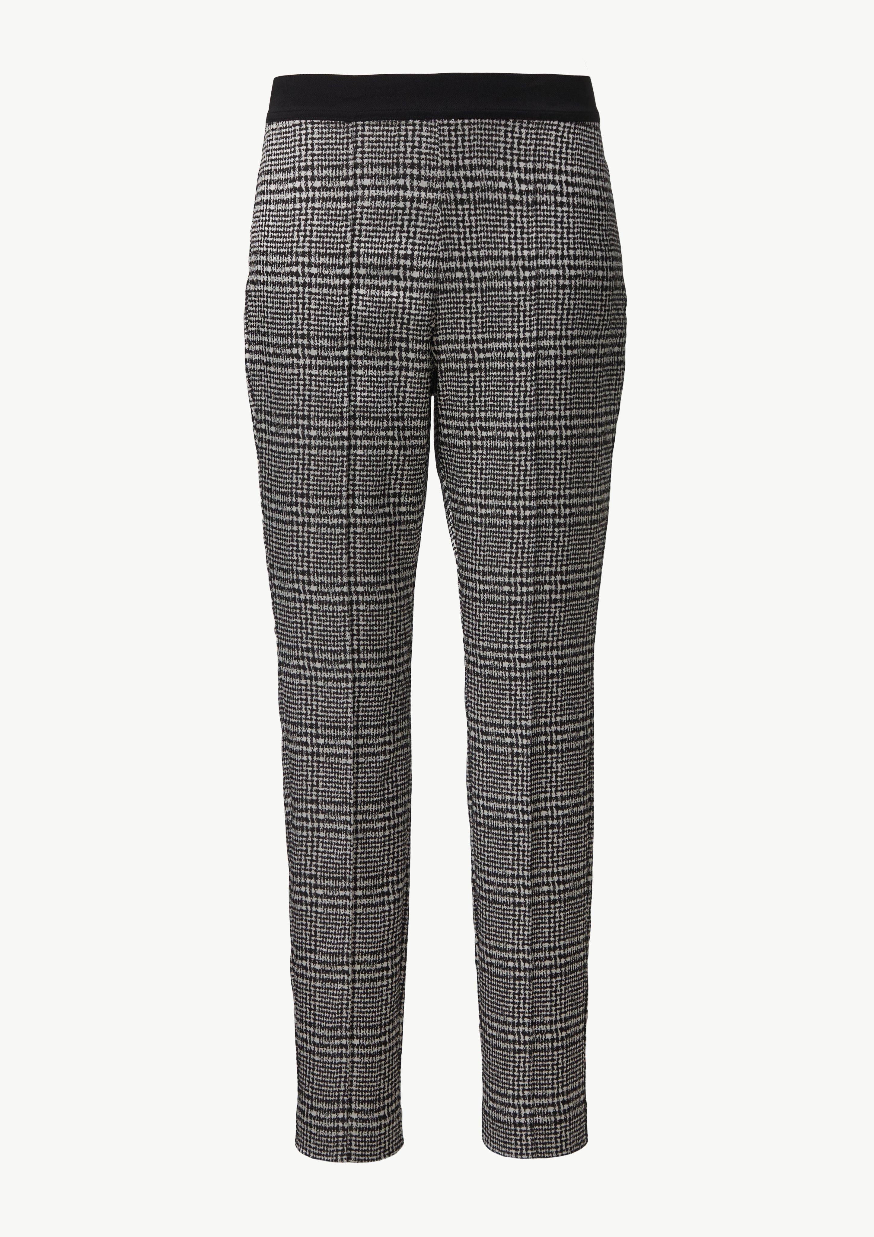 Comma Stoffhose Schmale Hose mit gewebtem günstig online kaufen