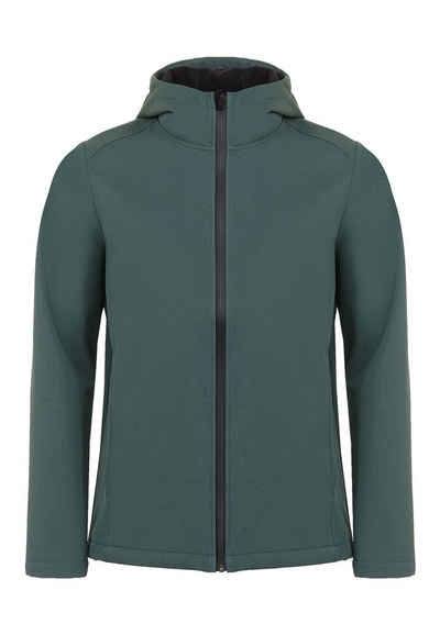 Elkline Softshelljacke Serious sportlich wasserabweisend mit Kapuze