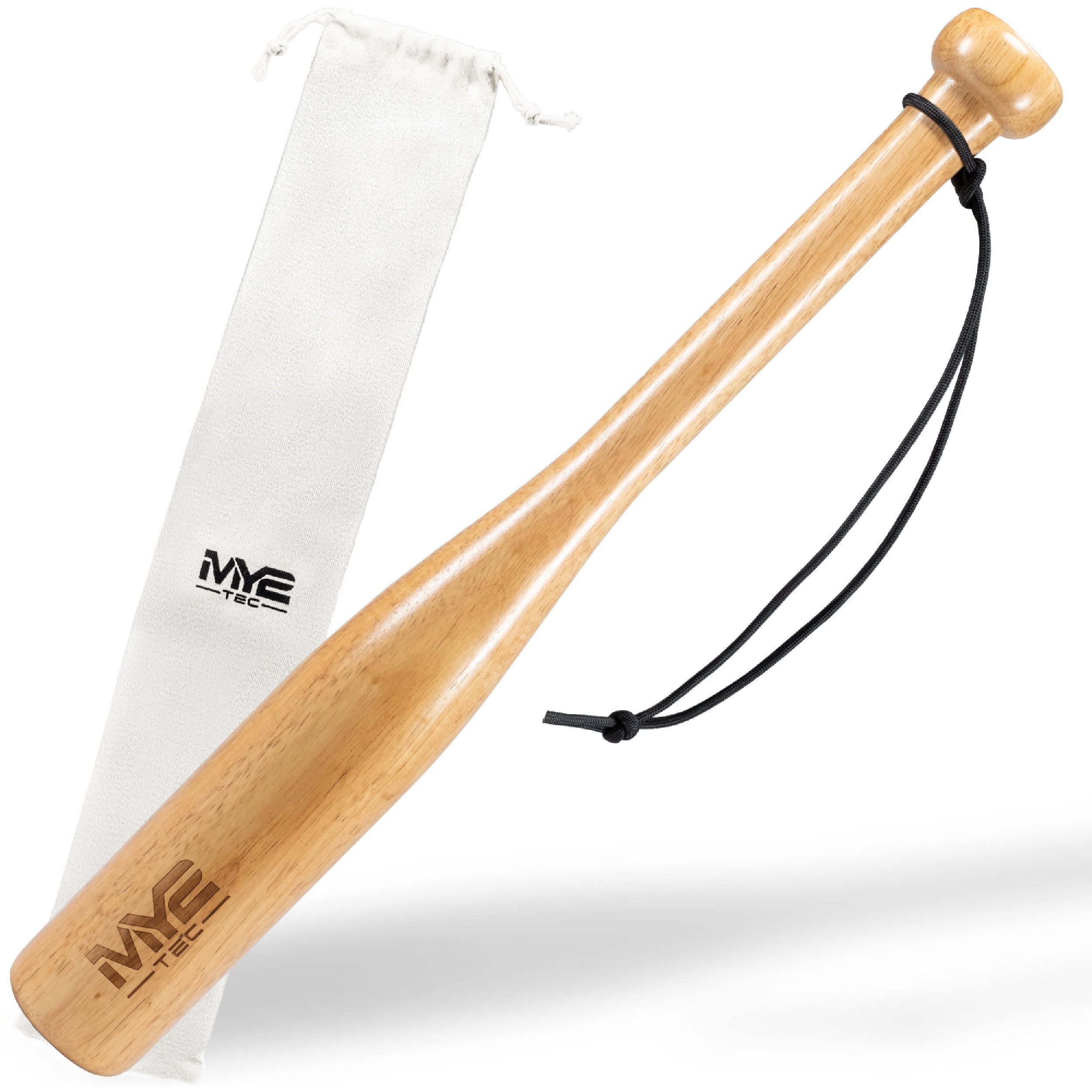 Oramics Baseballschläger Kinder Baseball Massivholz Baseball-Schläger 18" 48cm Schlaufe Tasche, (ausbalancierter Baseball-Schläger mit Handschlaufe für Kinder, massiver 18Zoll Baseball Bat Ракетки mit Tragetasche), optimal ausbalanciert, ergonomischer splitterfreier Griff