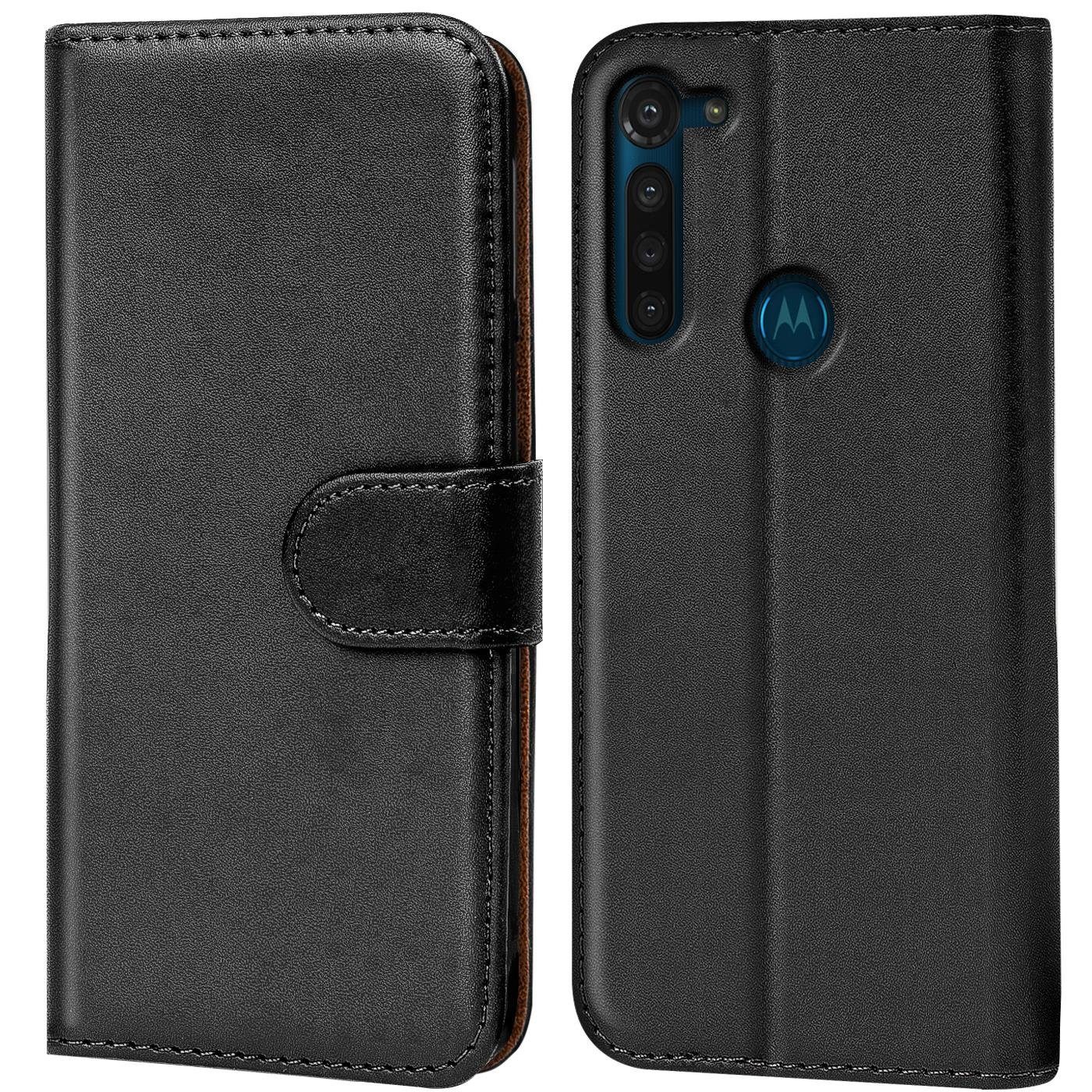 CoolGadget Handyhülle Book Case Handy Tasche für Motorola Moto G8 6,4 Zoll, Hülle Klapphülle Flip Cover für Motorola G8 Schutzhülle stoßfest