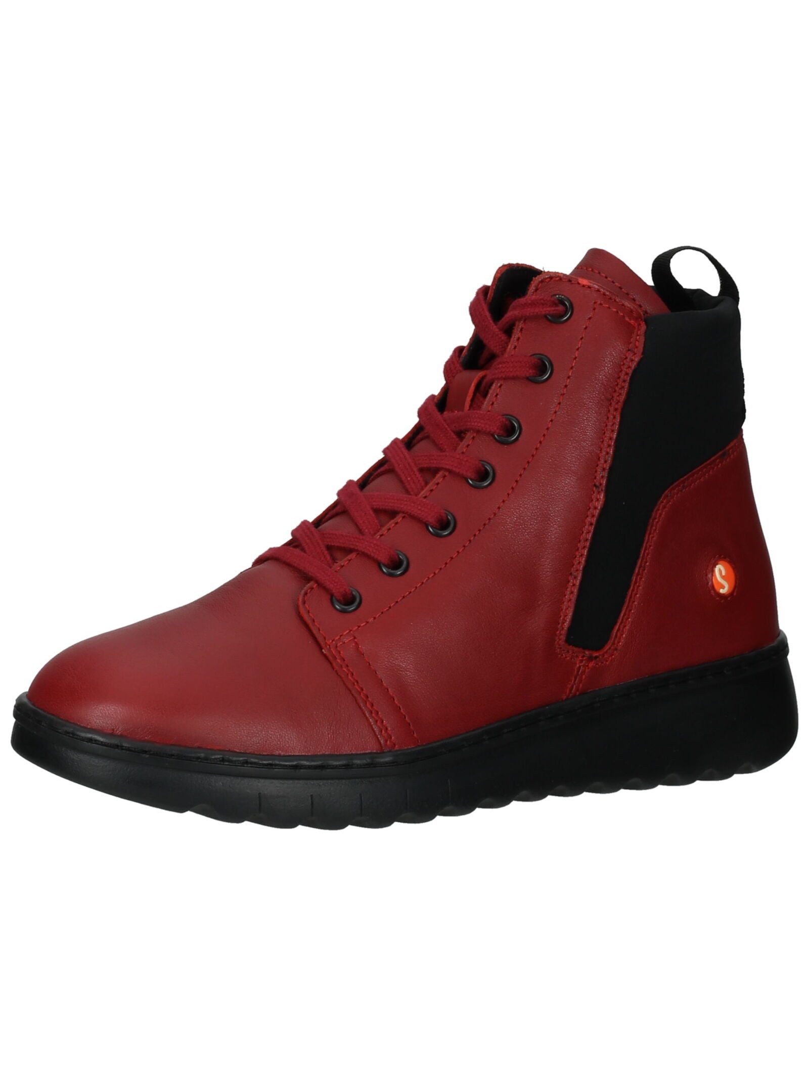 Stiefelette Leder Schnürstiefelette