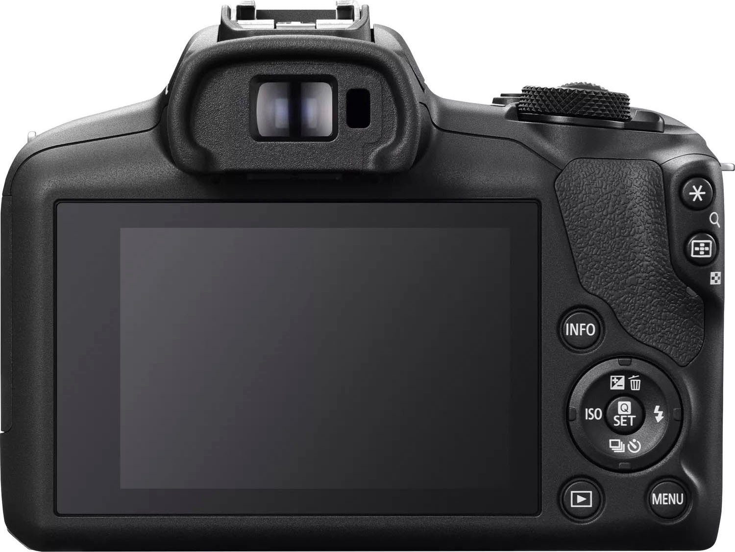 Canon EOS R100 + RF-S STM F4.5-6.3 STM, Kit Bluetooth, 24,1 (RF-S 18-45mm IS IS 18-45mm MP, F4.5-6.3 WLAN) Systemkamera