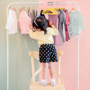 relaxdays Kleiderbügel 40 x Kleiderbügel Kinder gelb