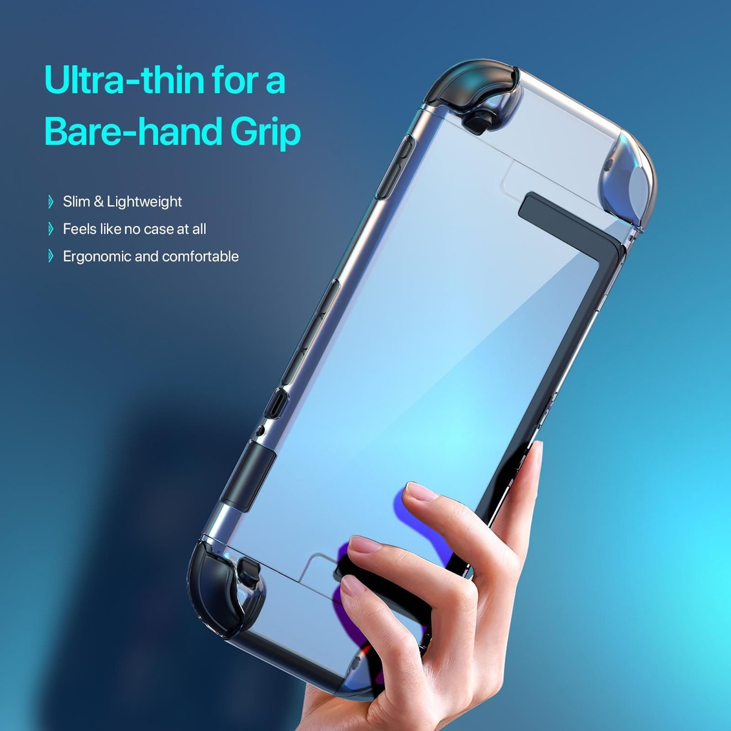 Wigento Handyhülle Für Nintendo Switch 2 DUX DUCIS Kunststoff Schutz Hülle Transparent, Transparente Hülle mit Docking-Kompatibilität