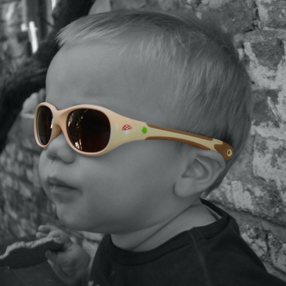 Baby Forest pfiffigen (in Jahre Unzerstörbar Sonnenbrille, & Farben Jungen ActiveSol & & SUNGLASSES mit Mädchen, bunten Flexibel 0-2 Motiven) Sonnenbrille
