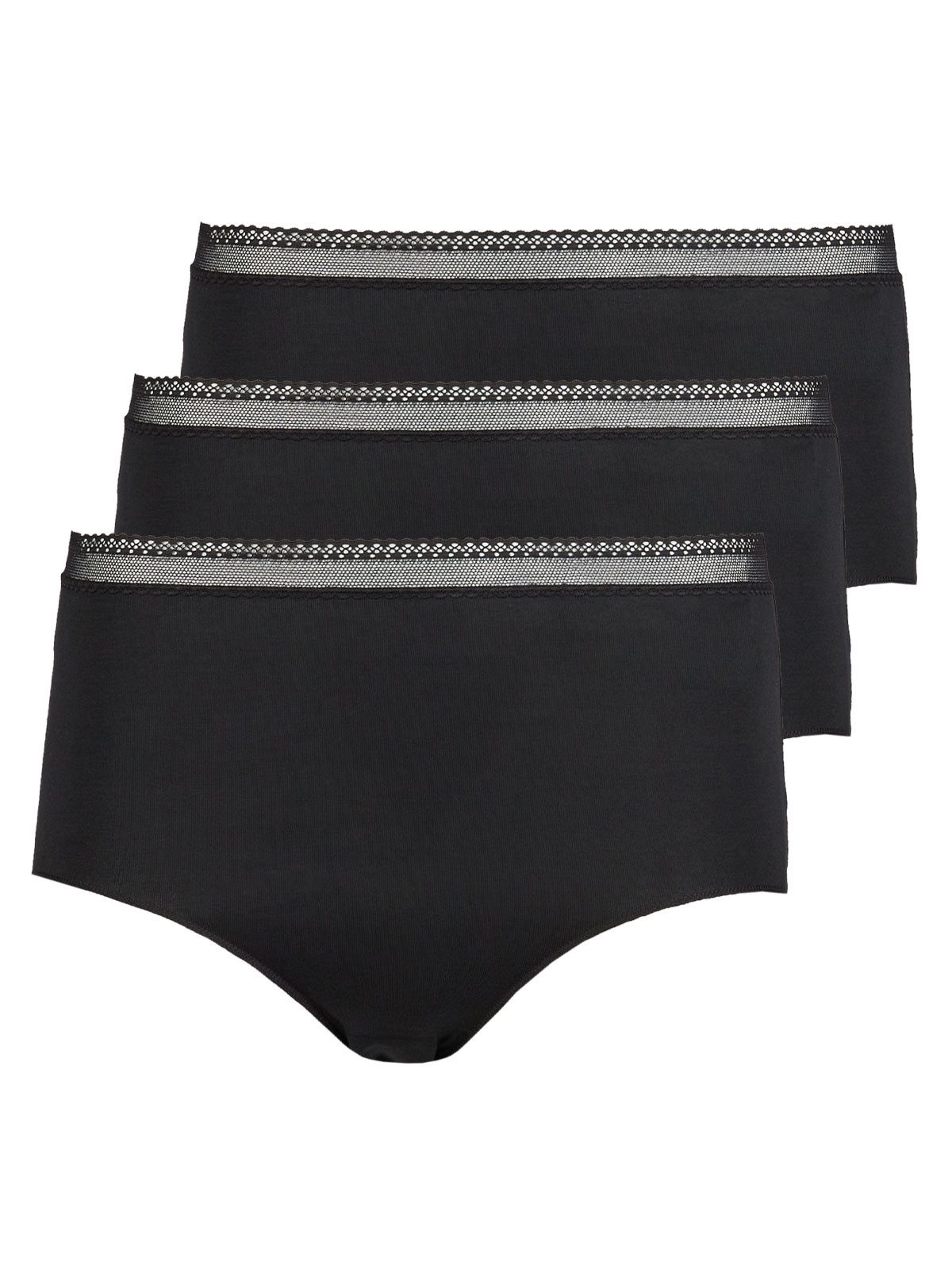 Taillenslip 3er Pack Damen Taillenslip Simply
