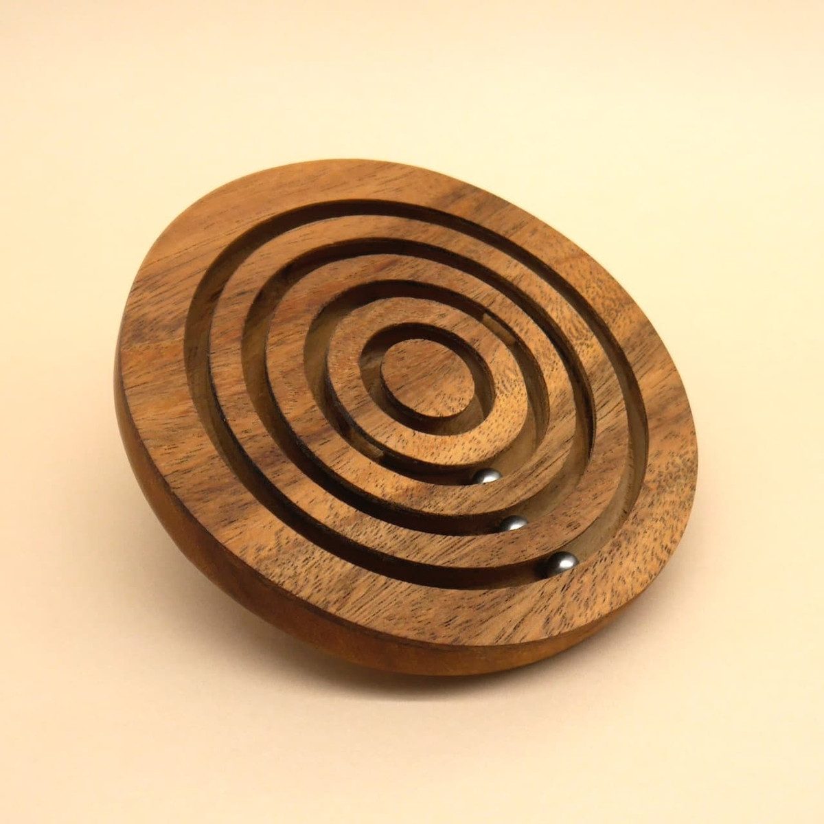 ROMBOL Denkspiele Spiel MURMELSPIEL - tolles Geschicklichkeitsspiel, Geschicklichkeitsspiel, Holzspiel