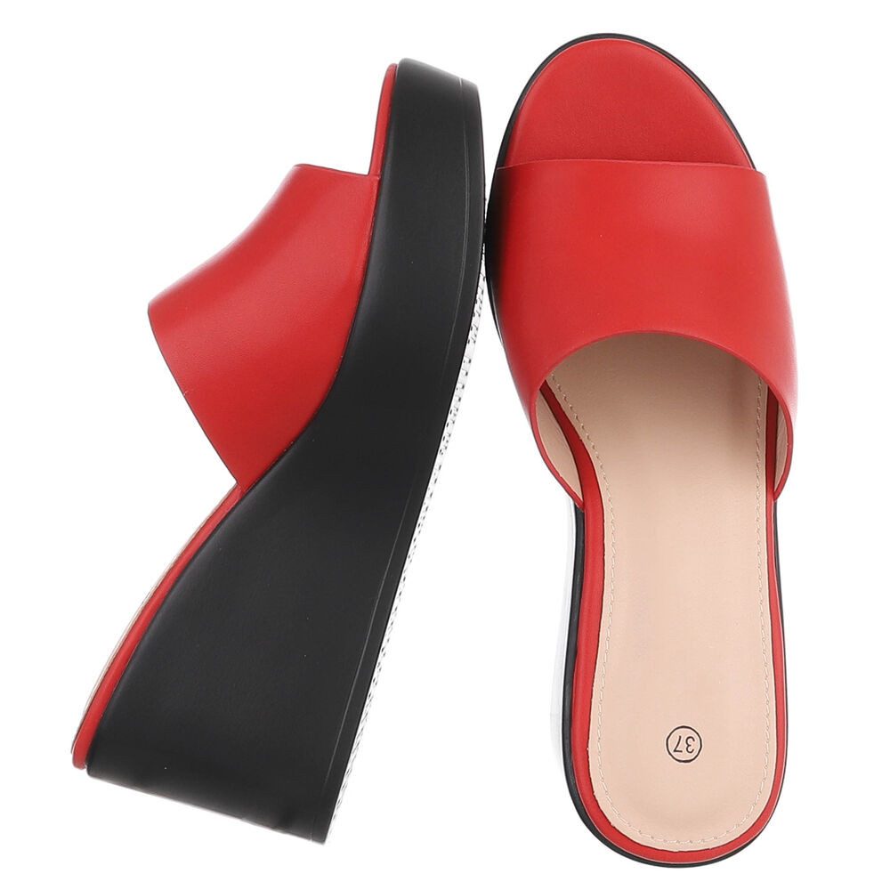 Ital-Design Moderne Wedge-Sandalen mit Plateau für Damen Plateausandaletten günstig online kaufen