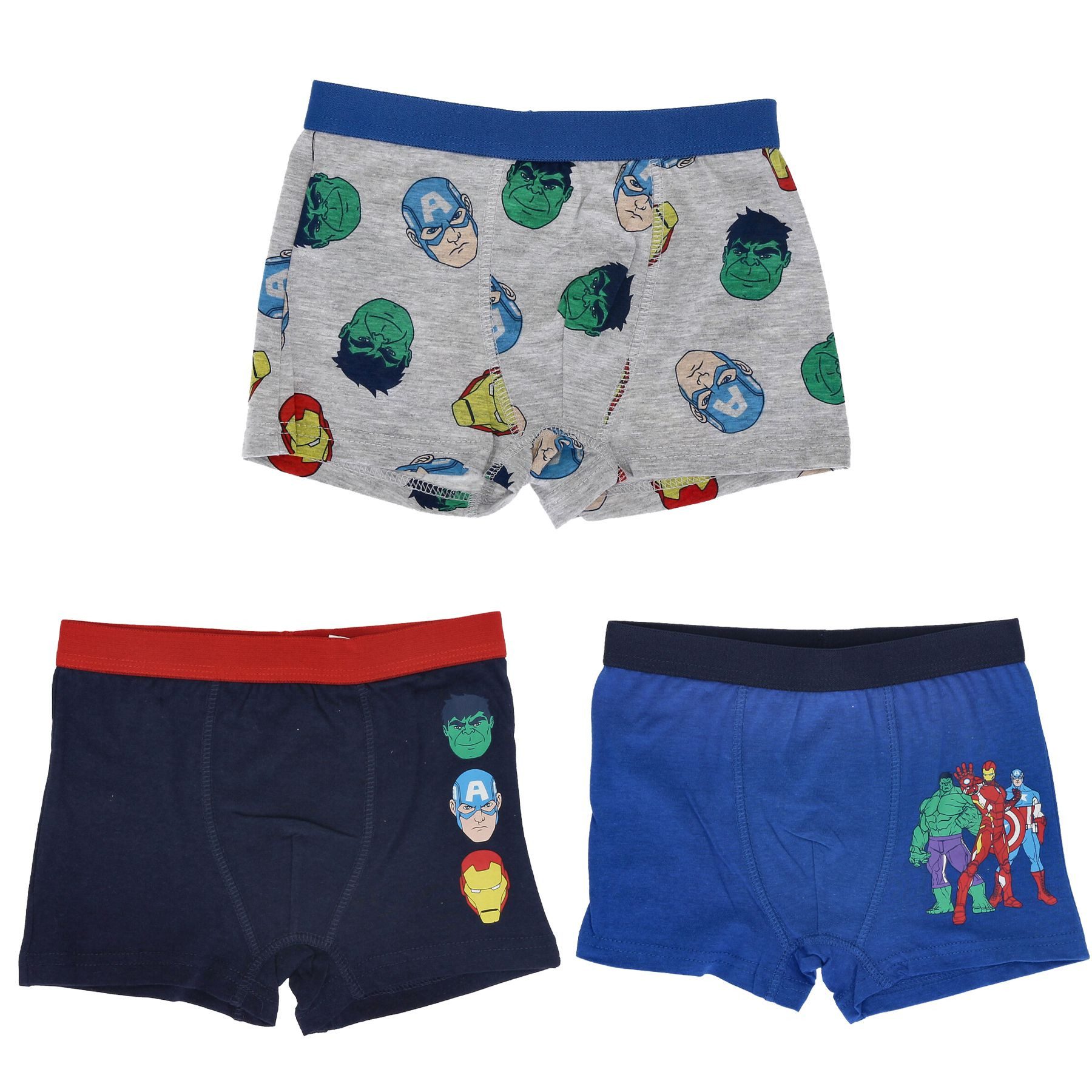 The AVENGERS Boxershorts Avengers Boxershorts 3er Pack Bunt & bequem 100% Baumwolle Unterhosen