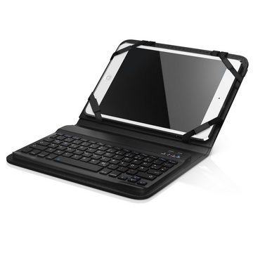Aplic Tablet-Tastatur (Bluetooth-Tastatur inkl. Kunstledercase für 9-10" Tablets ideal für den mobilen Transport)