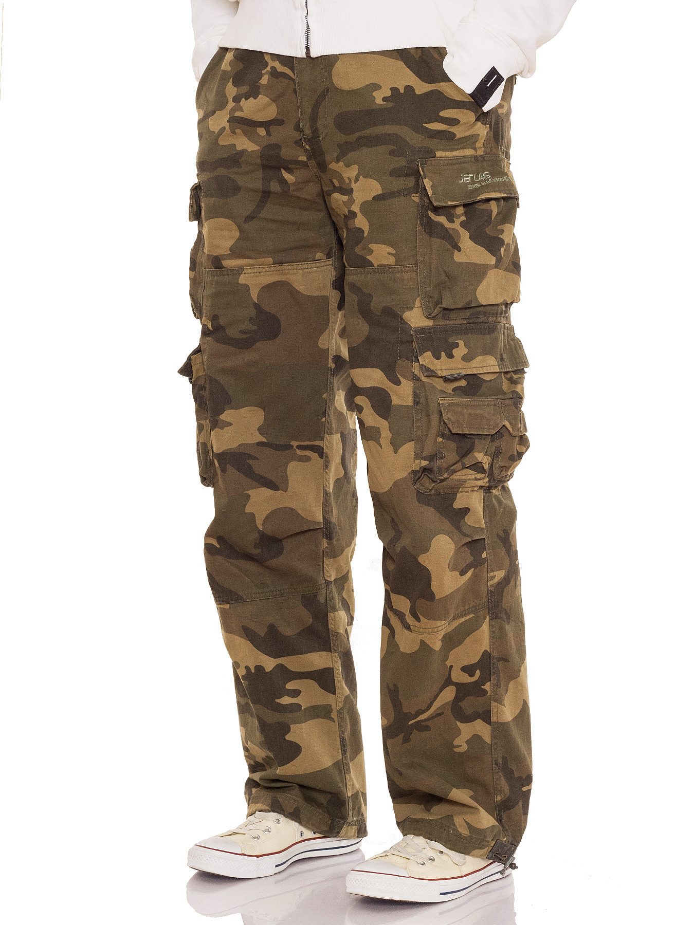 Jet Lag Cargohose Relaxed Fit weites Bein