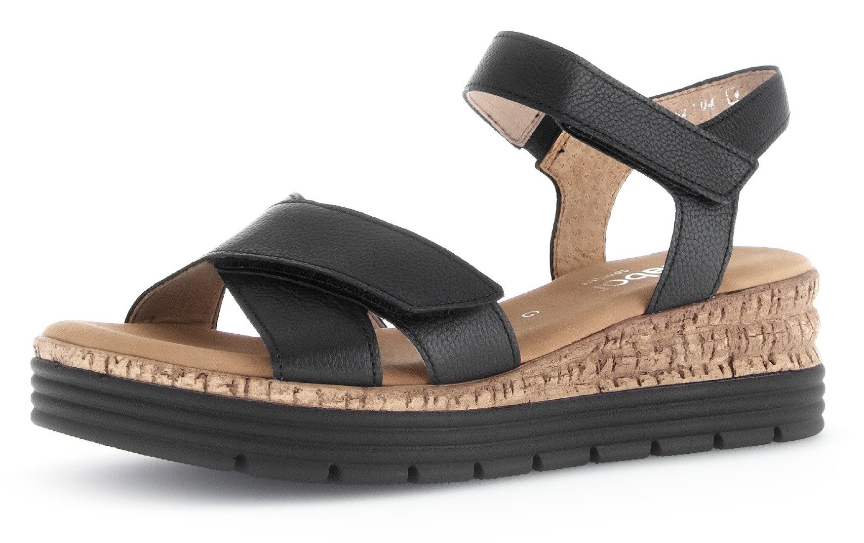 Gabor GENUA Keilsandalette, Riemchensandale, Komfortschuh, Sommerschuh, günstig online kaufen