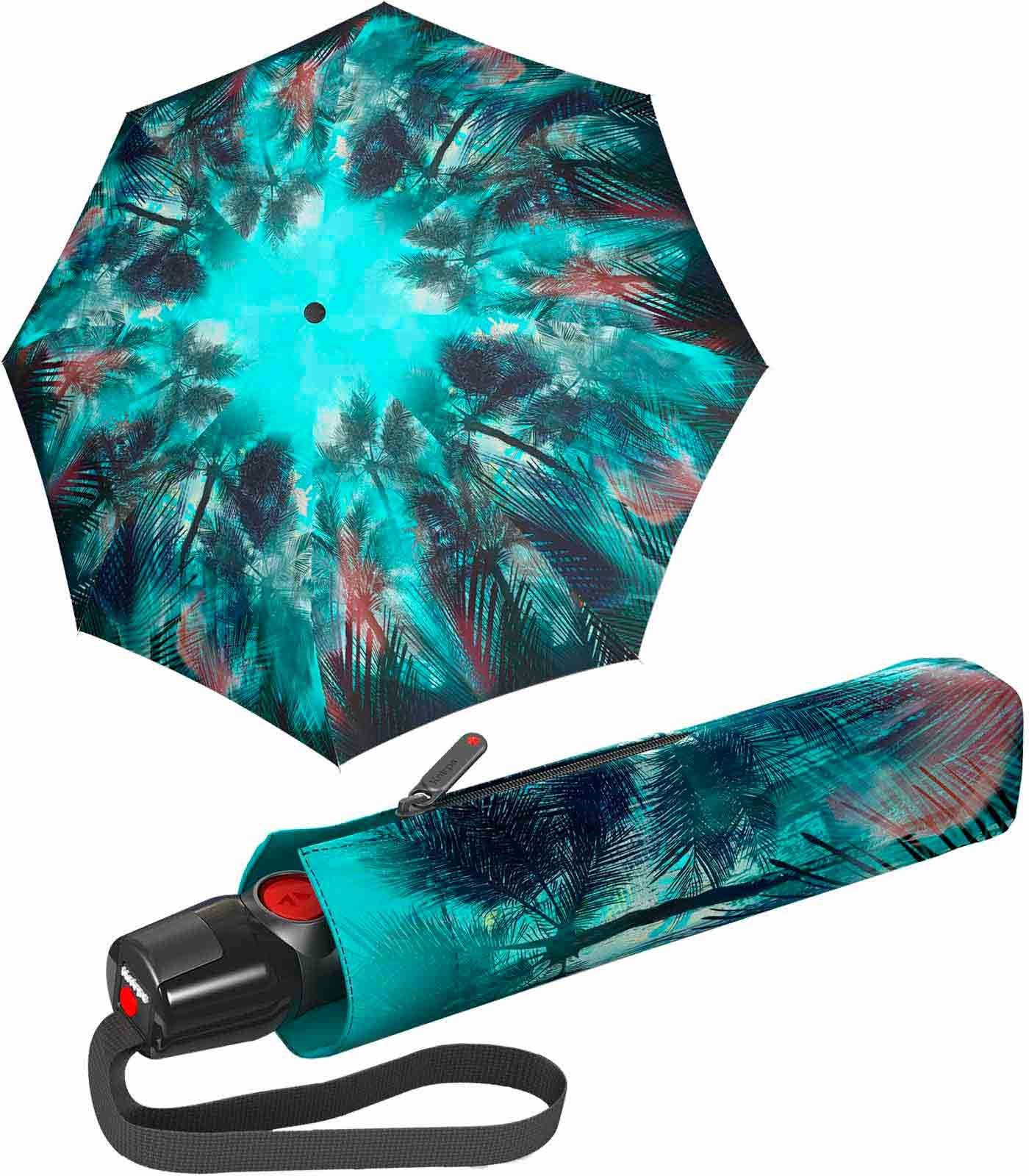 Knirps® Taschenregenschirm relax, Auf-Zu-Automatik Sonnenschutz T.200 mit Duomatic - stabil, sturmfest UV-Schutz
