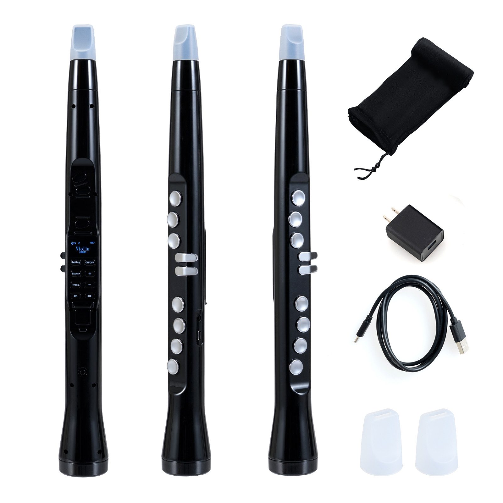 COSTWAY Spielzeug-Musikinstrument, (1 tlg), Elektronisches Blasinstrument-Synthesizer, digitales Saxophon