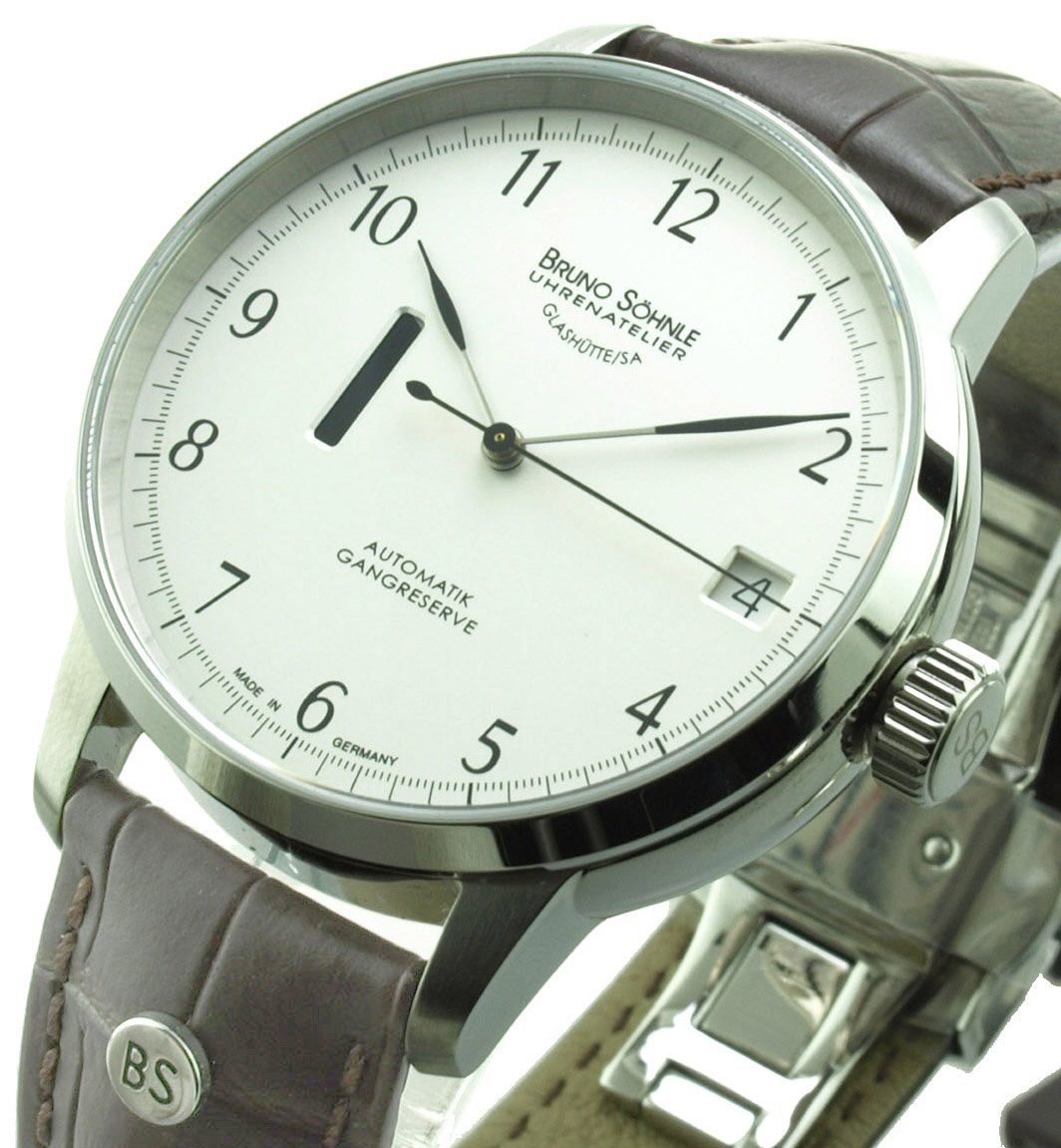 Automatikuhr Herren Uhr Hamburg Gangreserve Saphirglas Glasboden