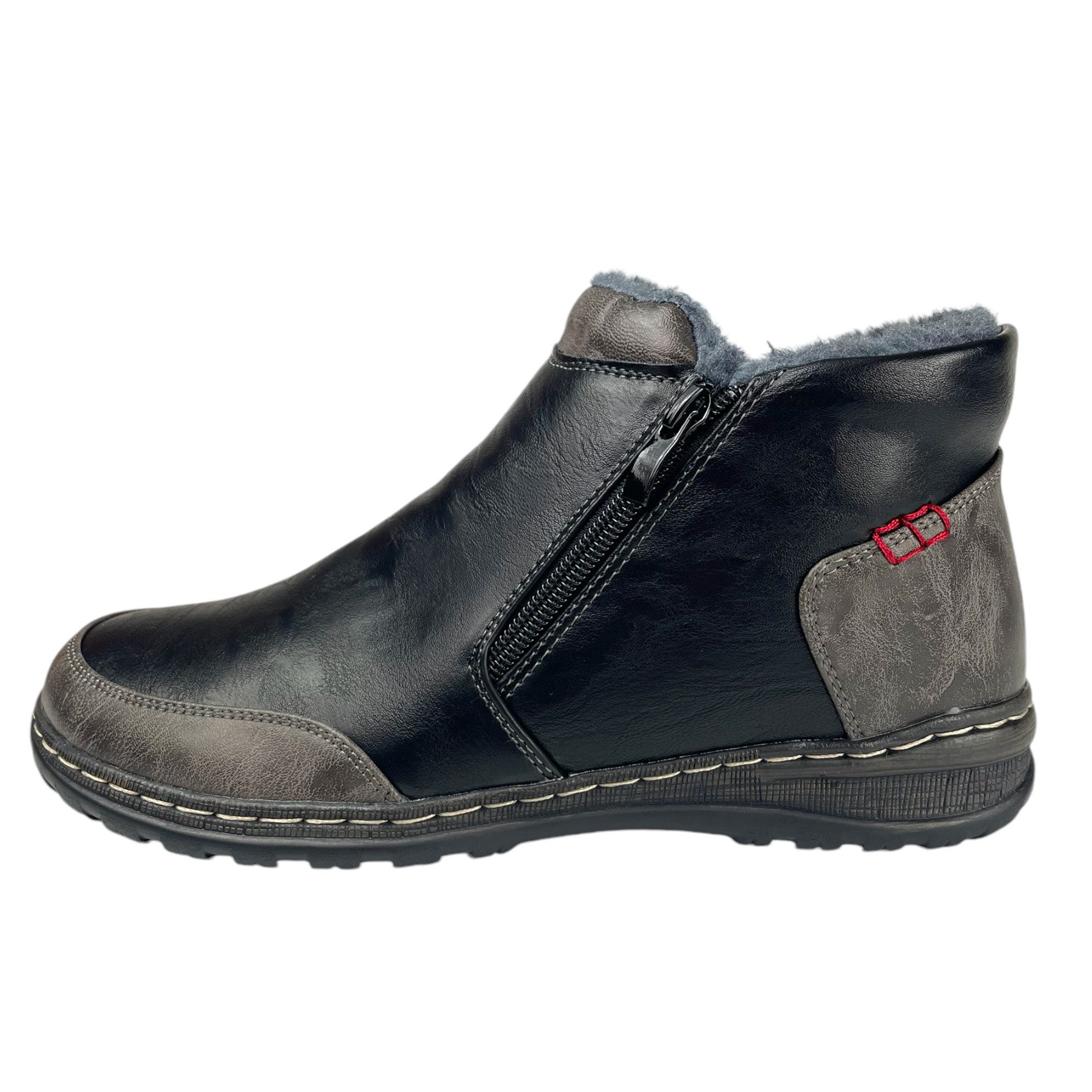 Taschen4life Damen Stiefelette 9680 Stiefelette 2 farbig, warm gefüttert, 2 günstig online kaufen