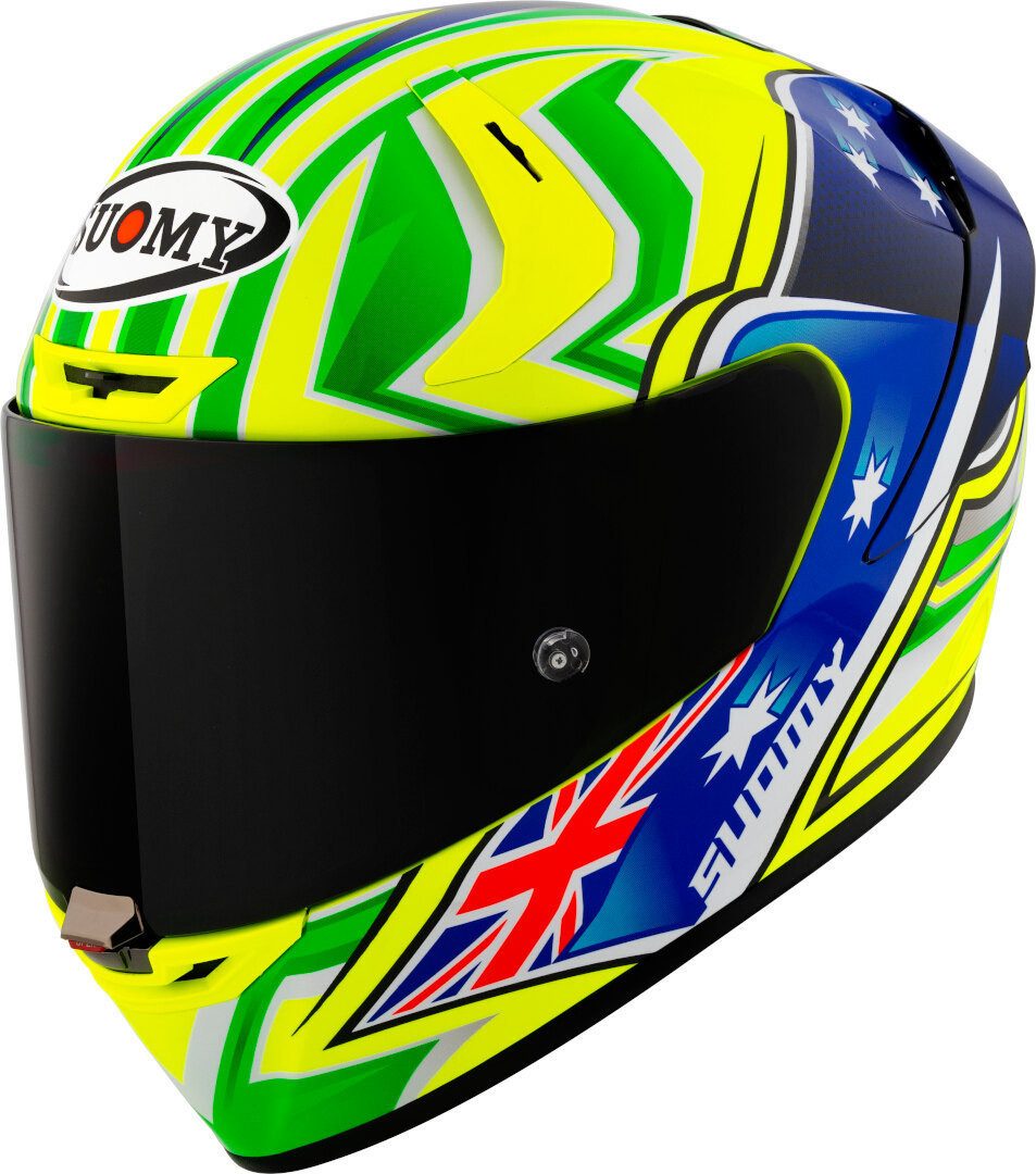 Suomy Motorradhelm SR-GP Evo Top Racer E06 Helm, Notfallsystem-Polsterung (EQRS)
