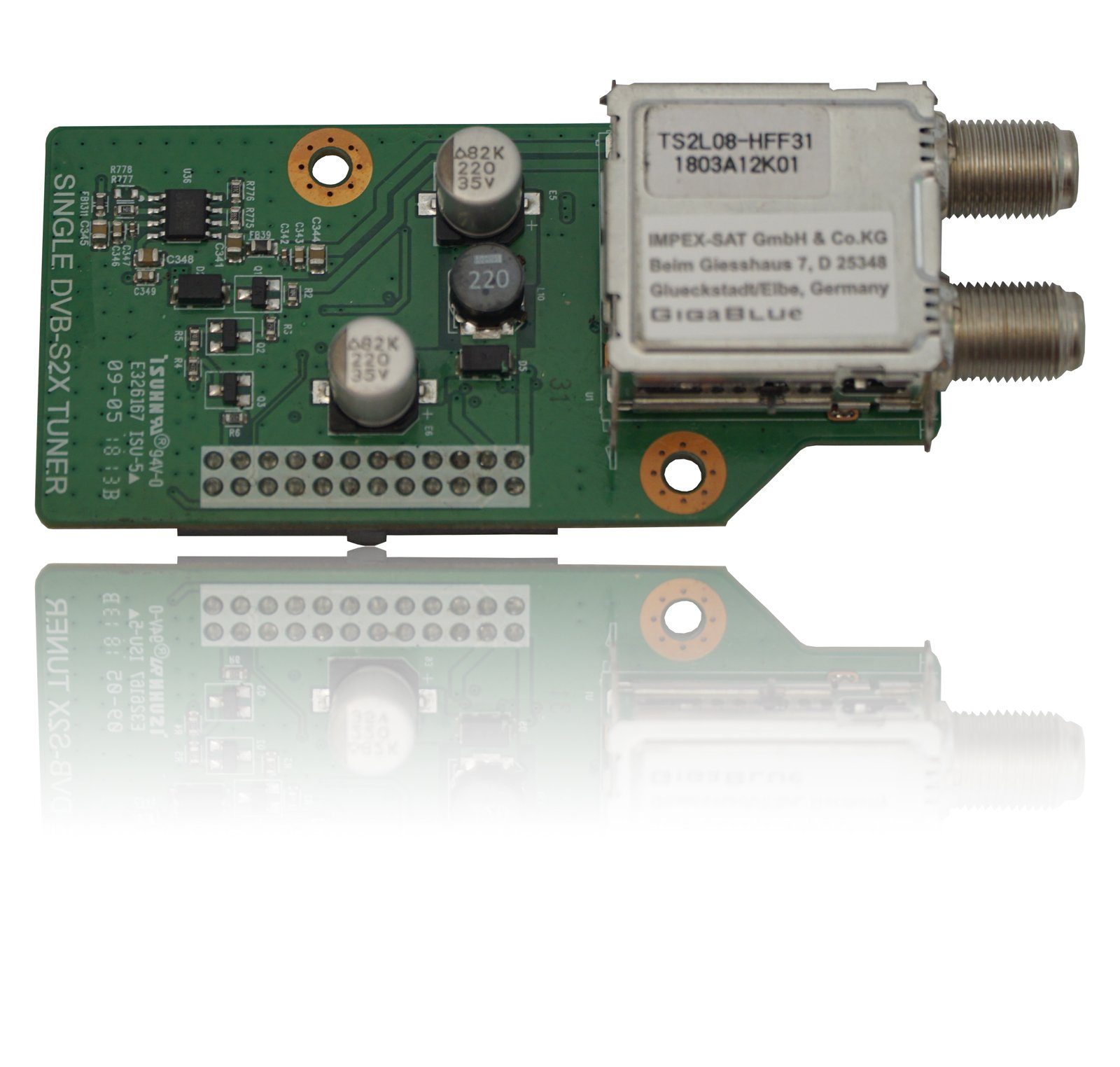 Plug & Play Single DVB-S2X Tuner V2, H.265 SAT-Receiver
