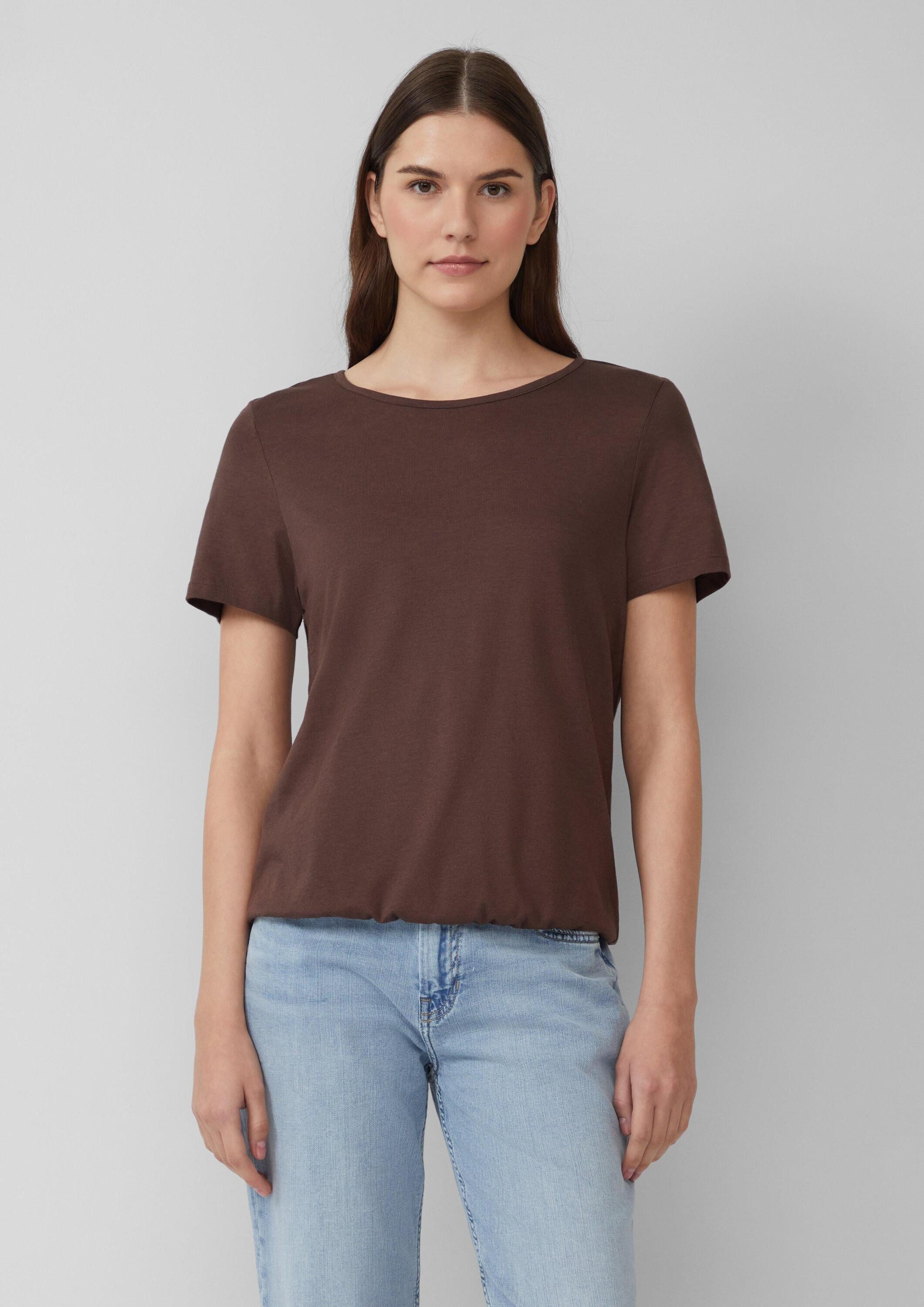 s.Oliver Kurzarmshirt T-Shirt Jersey-T-Shirt im O-Shape mit Cut-out günstig online kaufen