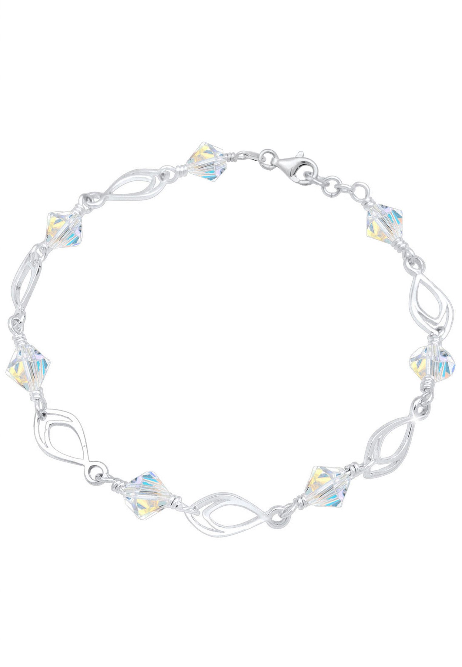 Elli Armband Federn 925 Sterling Silber, mit Kristallen von Swarovski® (kei günstig online kaufen