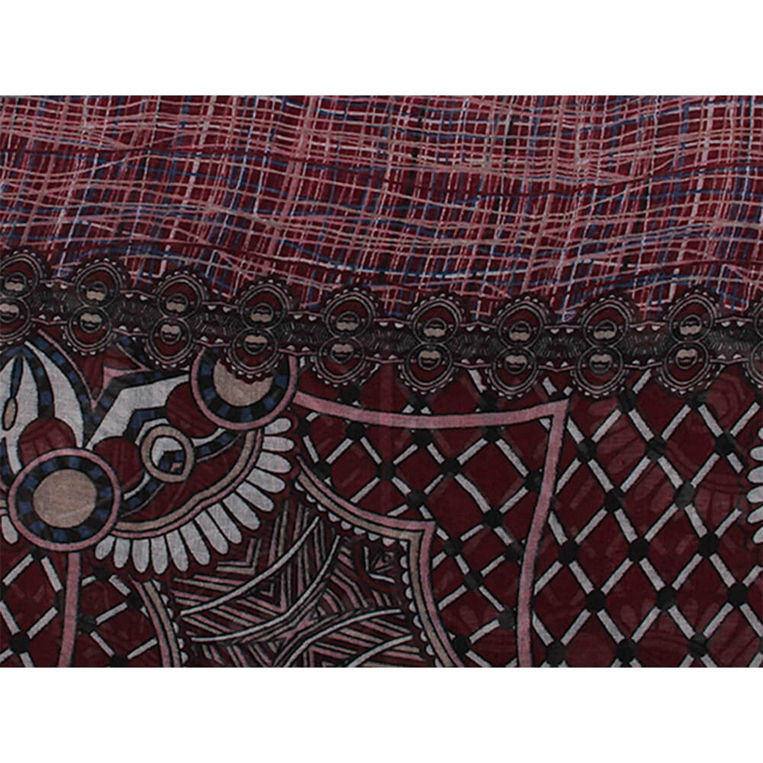 chic4home Loop Trend Twist, (1-St. 1-teilig), Damen Loop-Schal Schlauchschal Karo-Paisley Muster