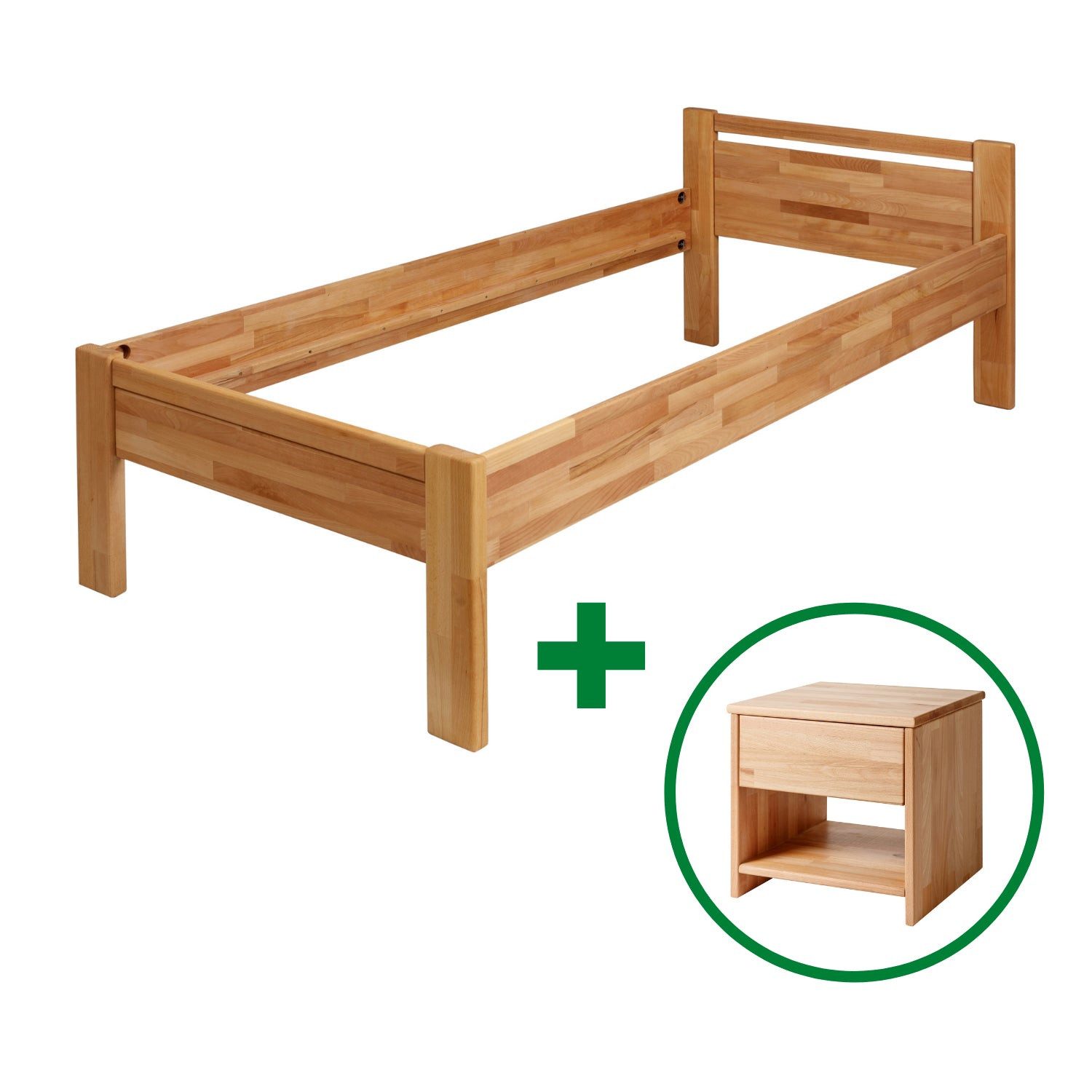 Krok Wood Massivholzbett Seniorenbett SiSi aus günstig online kaufen