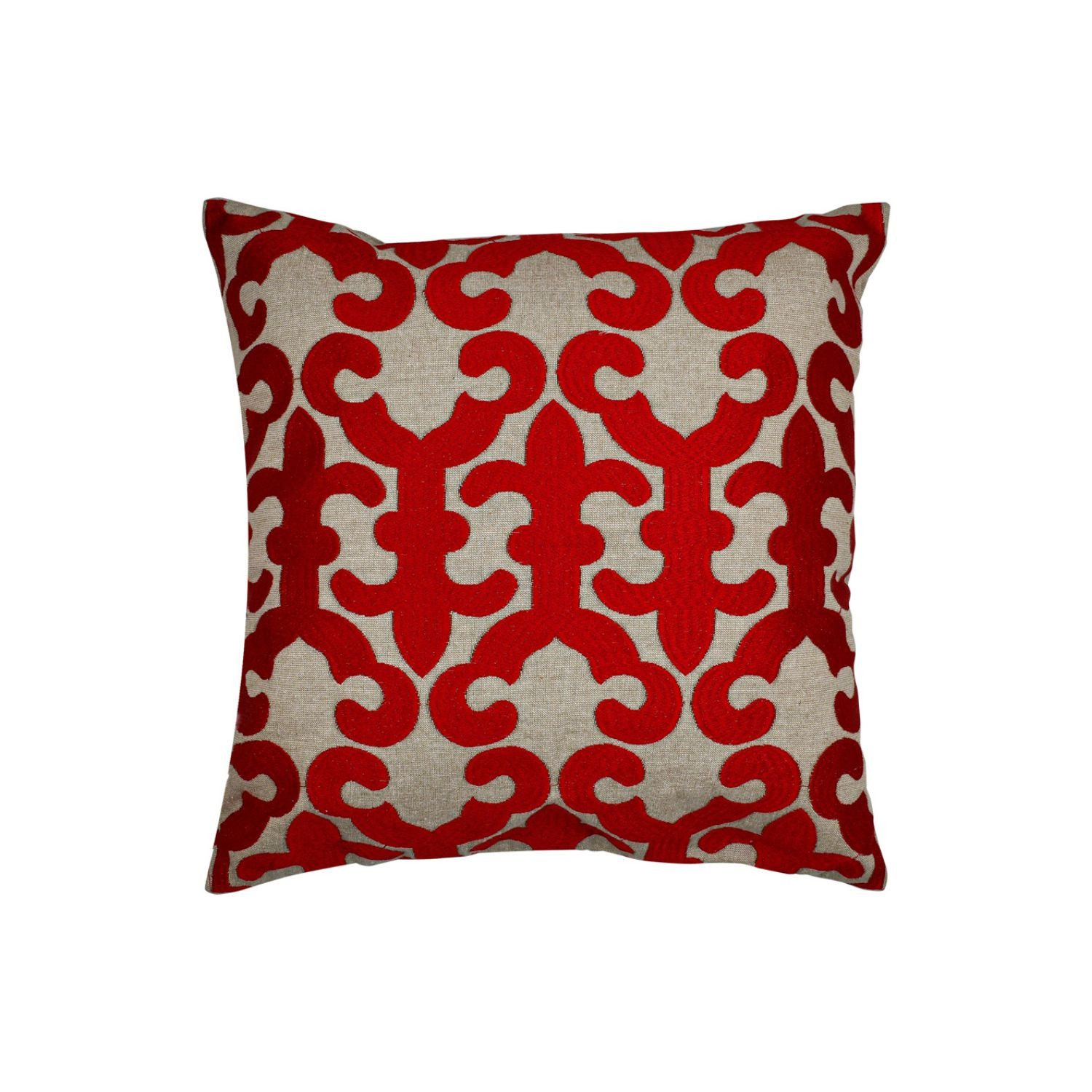 Marrakesch Orient & Mediterran Interior Zierkissen Handgefertigter Подушкиbezug Kayon Rot 40x40cm, Boho Vintage Deko