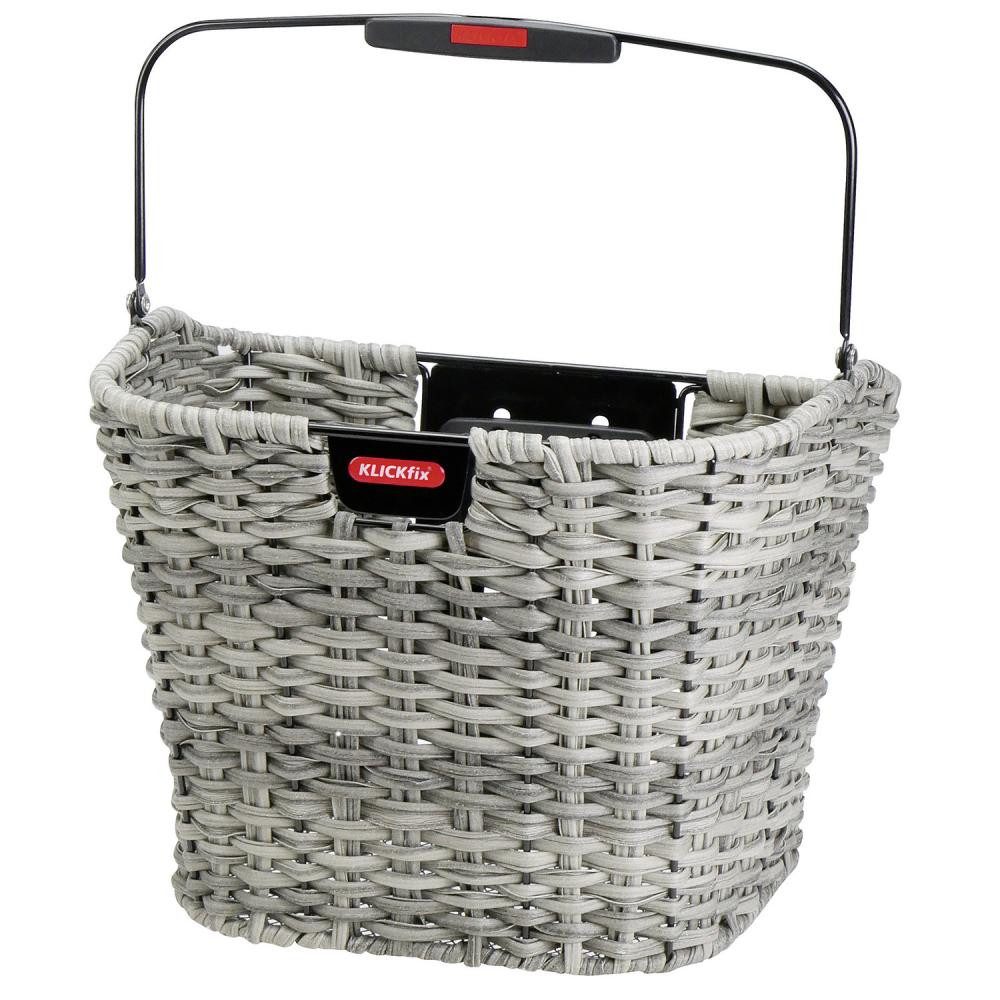 KlickFix Fahrradkorb KLICKfix Fahrradkorb Structura schilf 25x34x27 cm