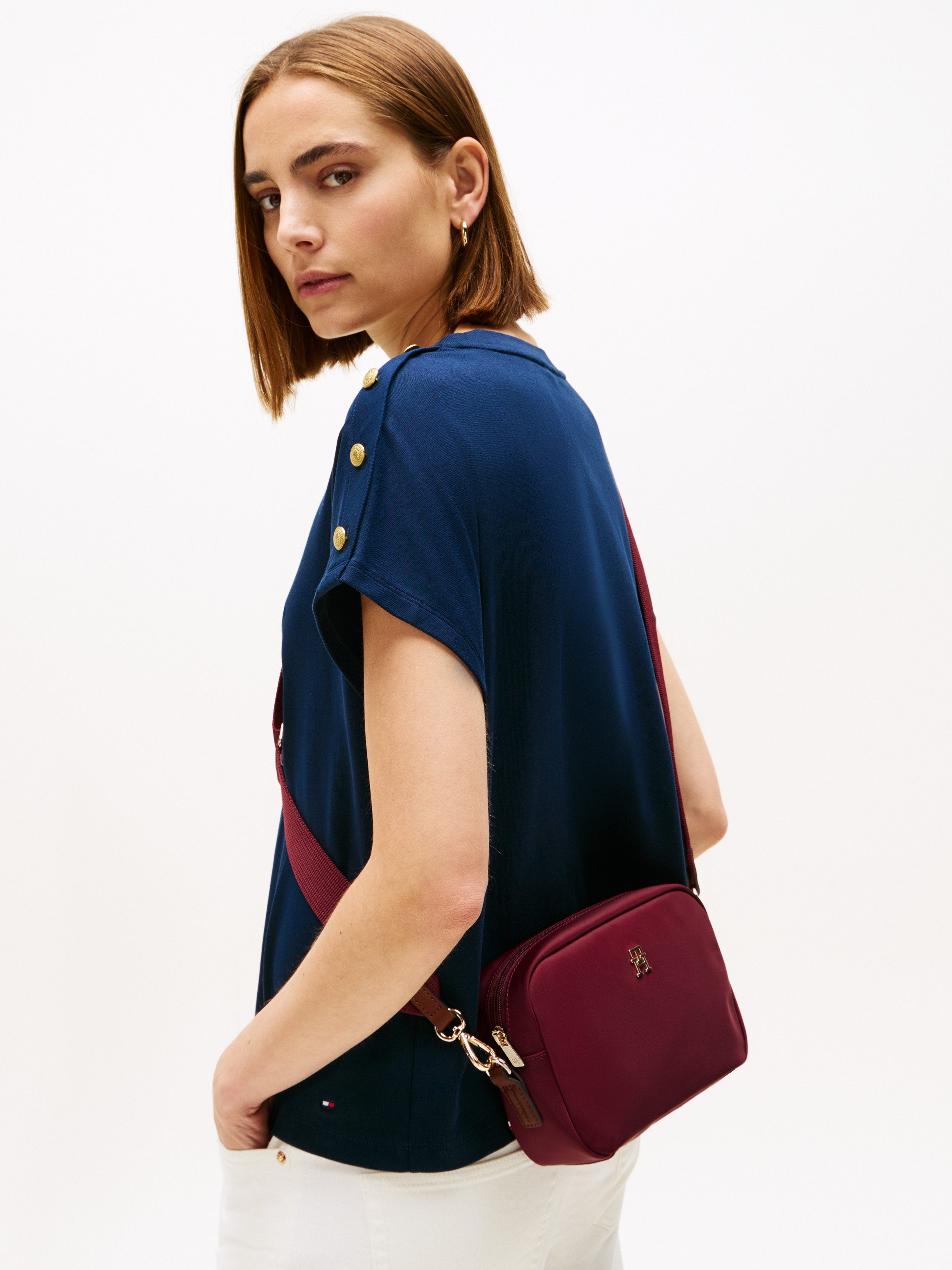 Tommy Hilfiger Mini Bag POPETTE CAMERA BAG, Damen Umhängetasche, Schulterta günstig online kaufen