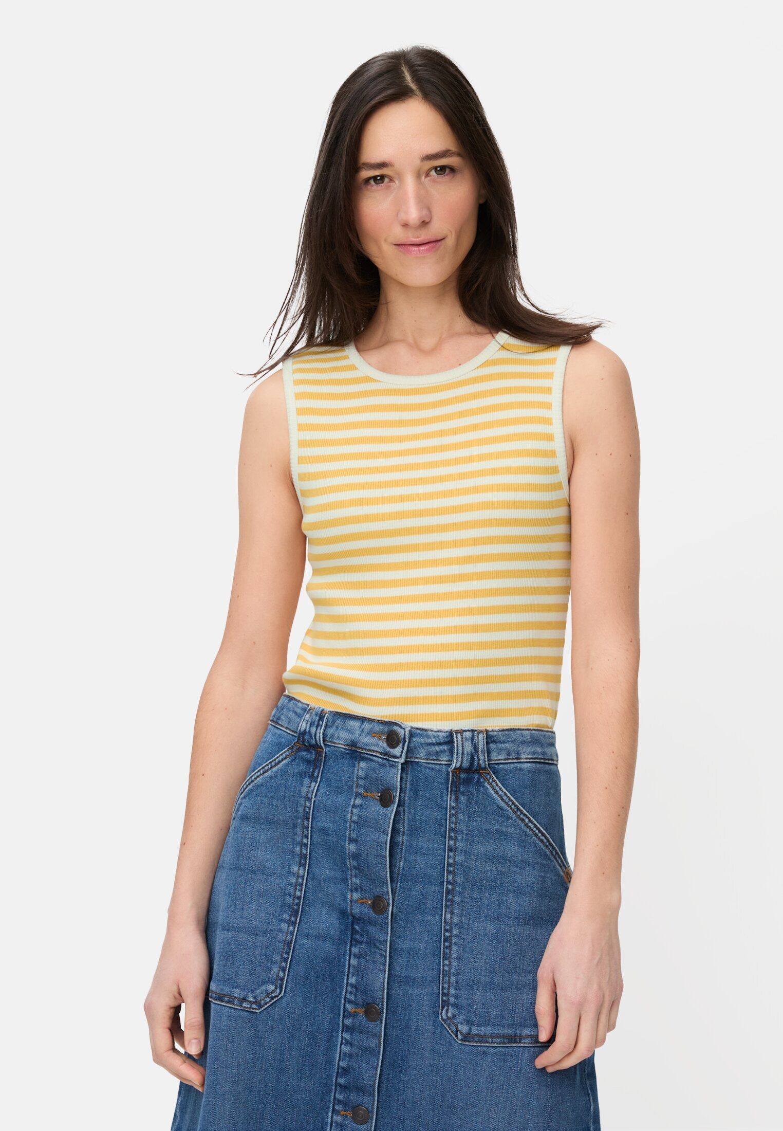 camel active Tanktop mit Rundhalsausschnitt ärmellos