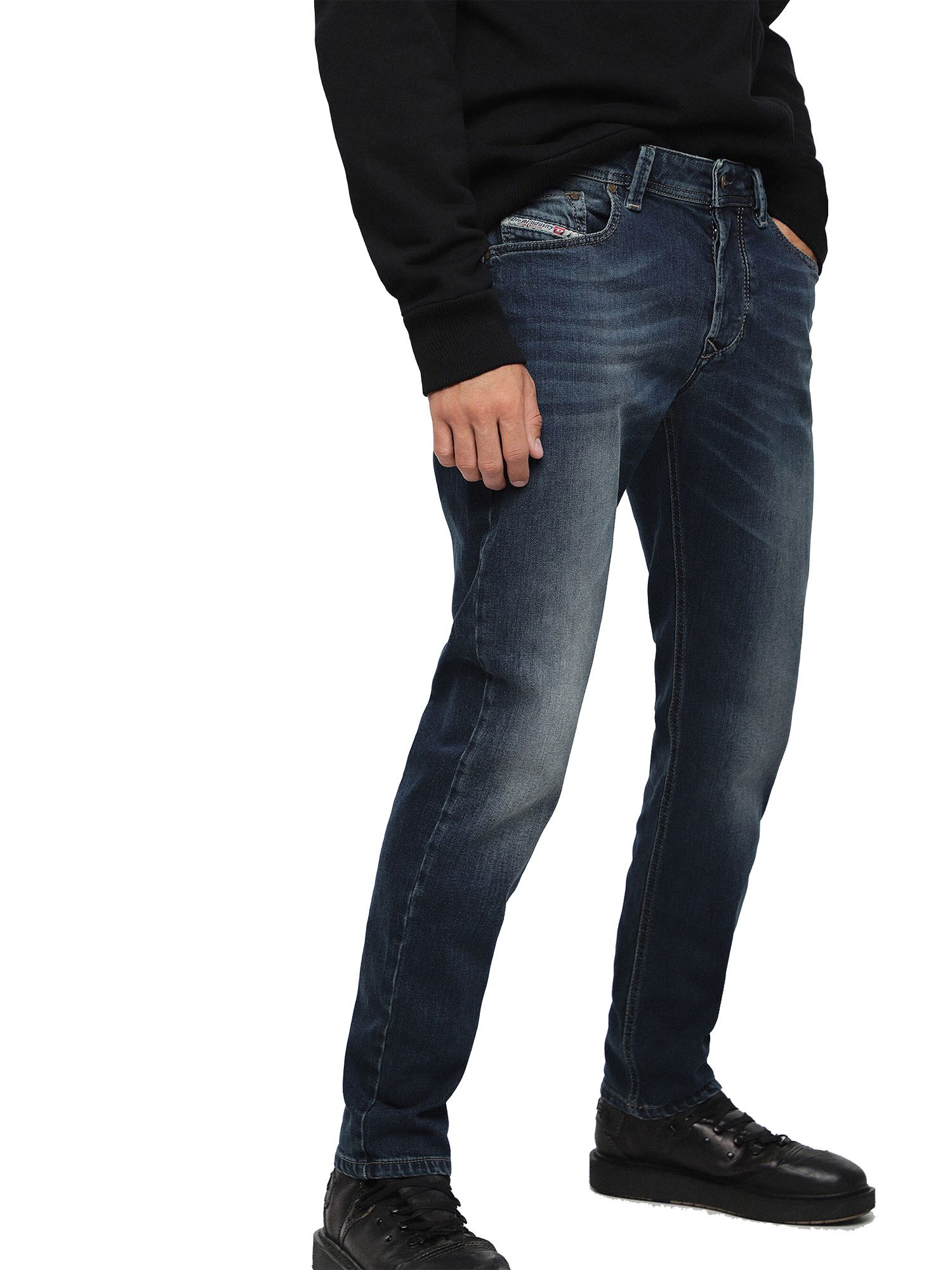 Diesel Straight-Jeans Diesel Herren Larkee-Beex 084BUJeans Hose Regular Str günstig online kaufen