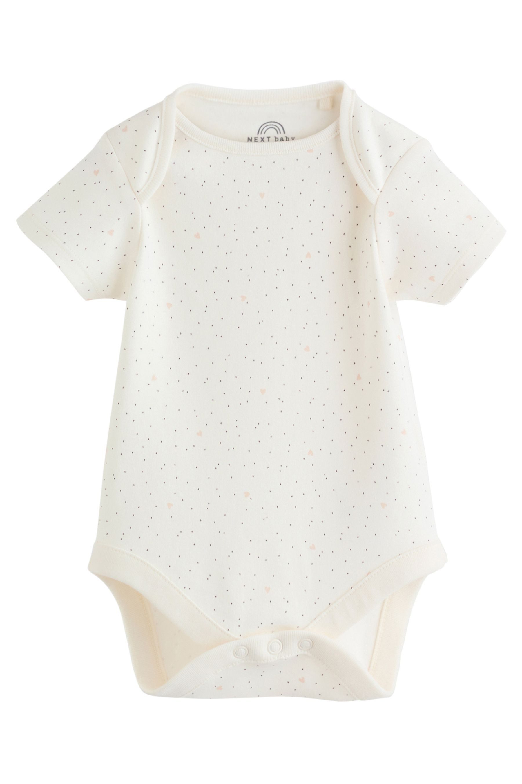 Next Kurzarmbody Kurzärmelige Bodys, 5er-Pack (5-tlg)
