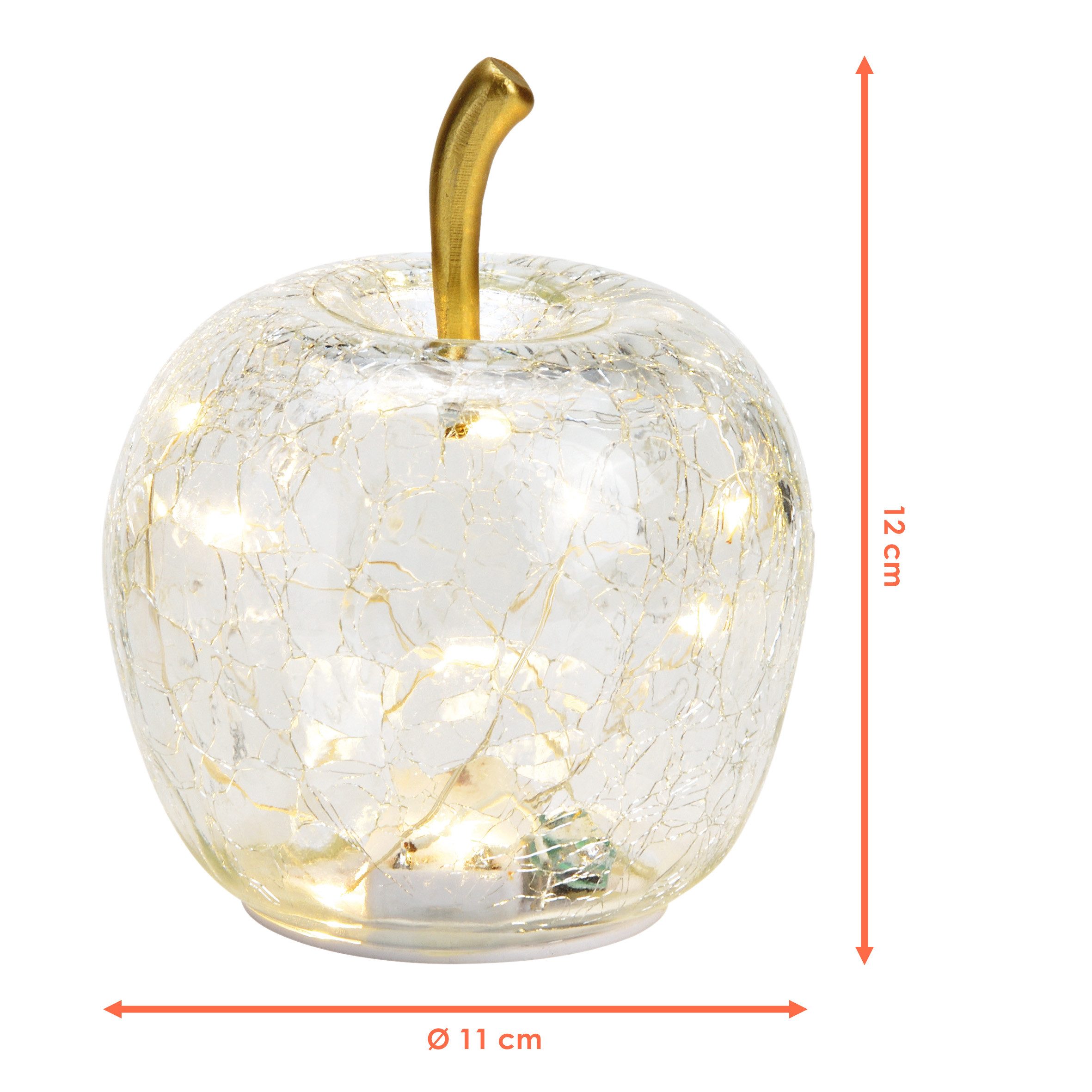 Spetebo LED Dekoobjekt, Ein-/Ausschalter, Timer, LED fest verbaut, warm wei günstig online kaufen