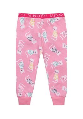 MINOTI Pyjama Gemusterter Schlafanzug (1y-8y)
