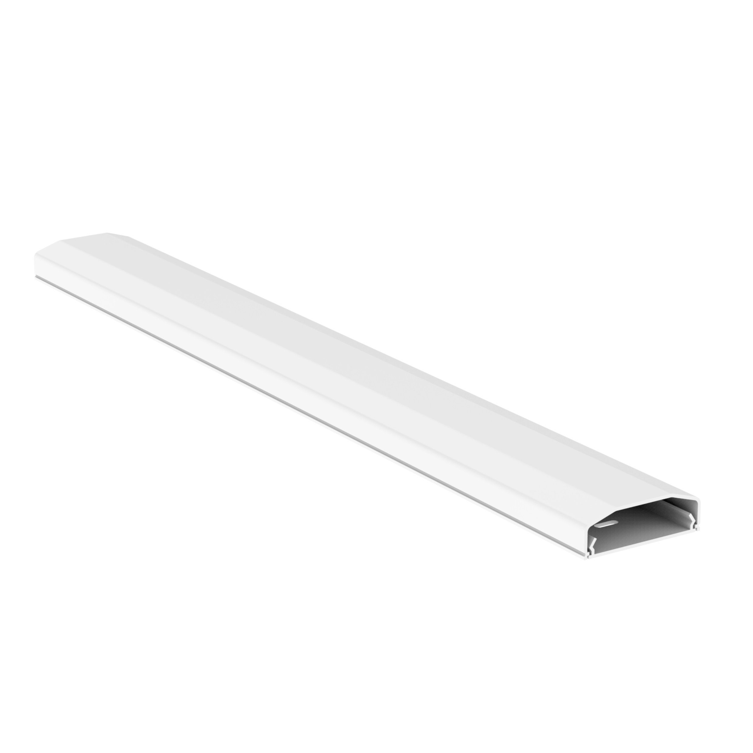 conecto Kabelkanal zum Kleben oder Schrauben PVC oder Alu, 50-100cm