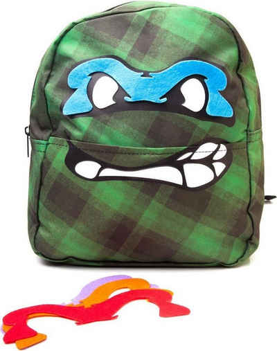 Teenage Mutant Ninja Turtles Kinderrucksack Rucksack Jungen + Mädchen Kinderrucksack mit Masken