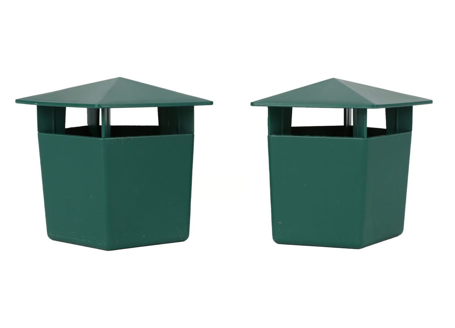 Schneckenkante Schneckenfalle 2er-Set Giftfrei Schneckenabwehr Schneckenfänger grün