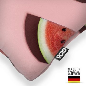 Kissenbezug, VOID (1 Stück), Wassermelone Pink Pool Party Obst wassermelone wasser melone obst som