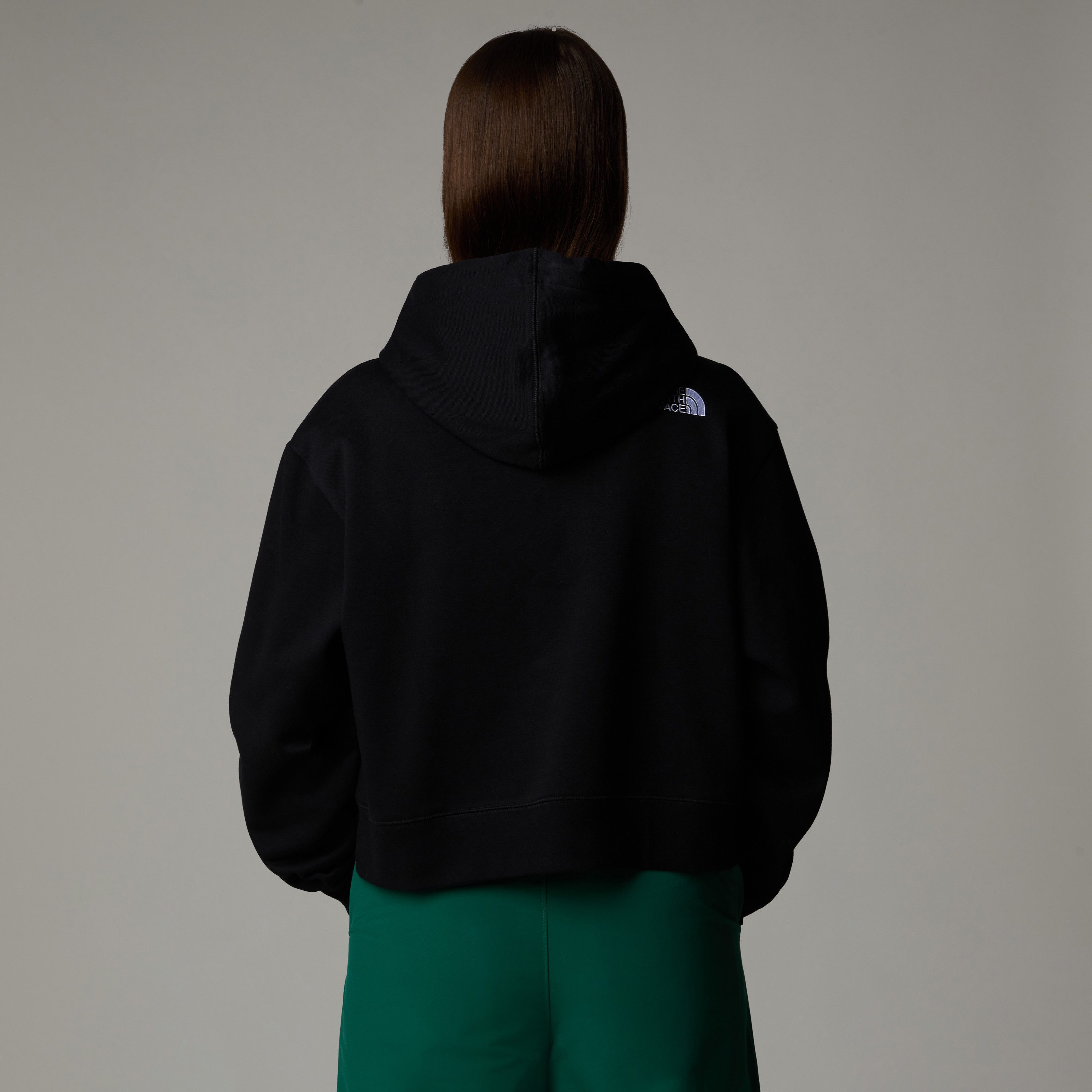 The North Face Kapuzensweatshirt mit modernem Crop-Schnitt, mit Kapuze und Kordelzug, pflegeleicht