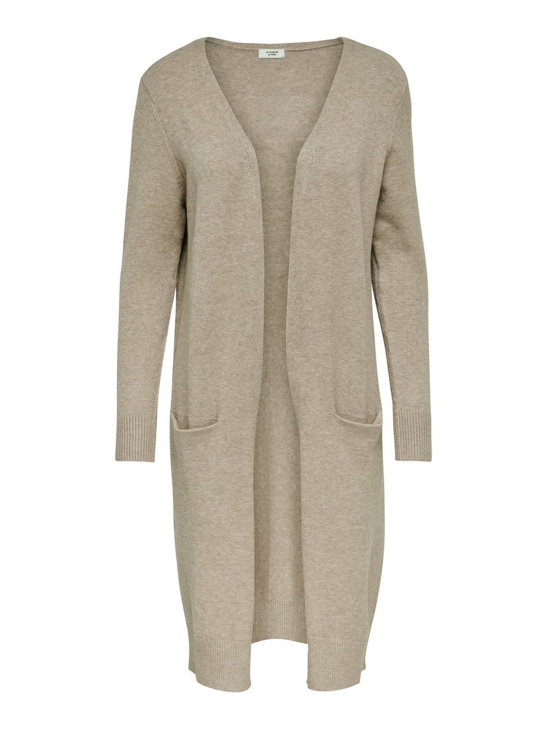 JACQUELINE de YONG Cardigan Strickjacke Cardigan Strickjakce für (1-tlg) Regular fit Normal unifarben wärmend Ohne Verschluss