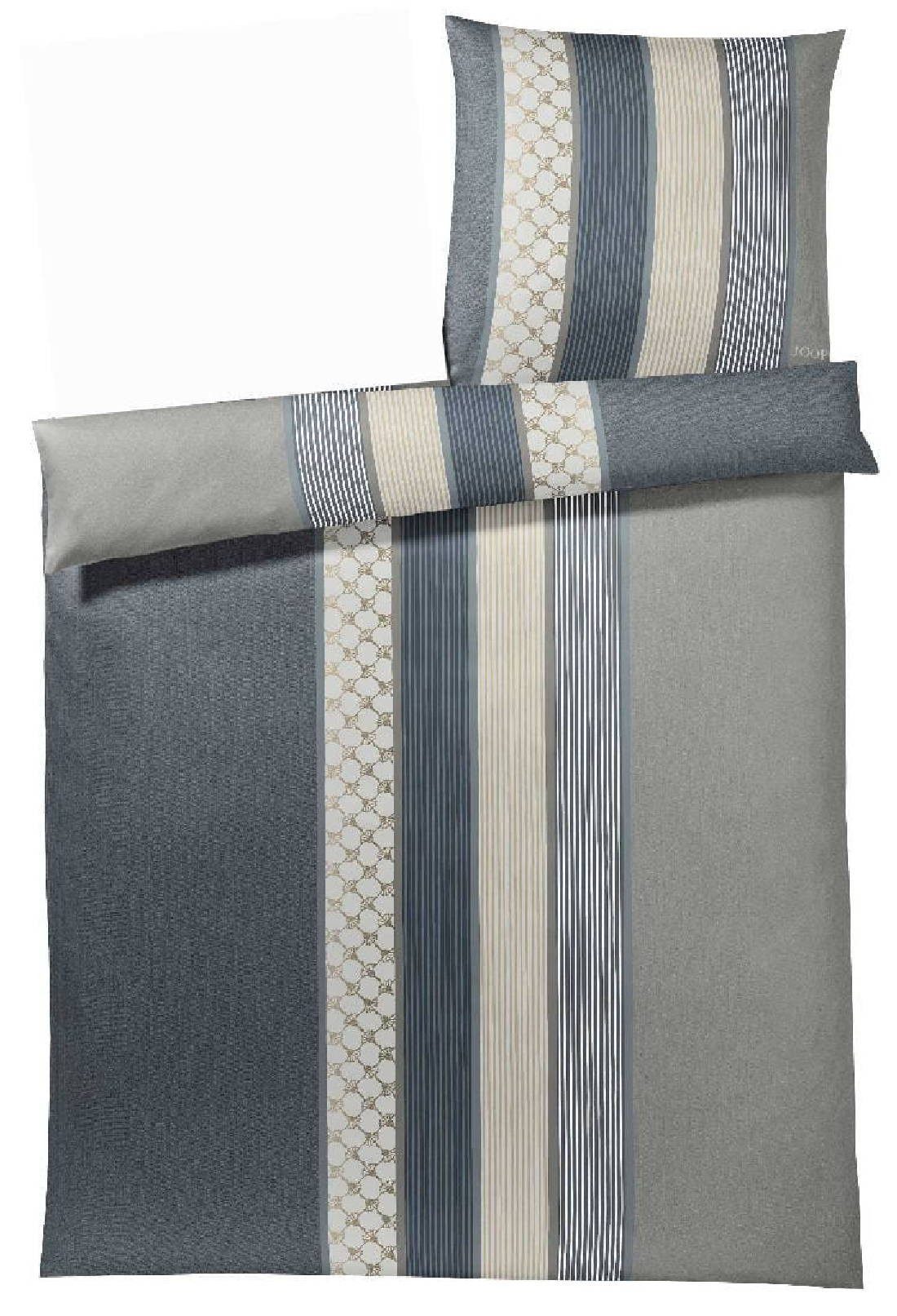 JOOP! Bettwäsche Cornflower Stripes, 100% Baumwolle günstig online kaufen